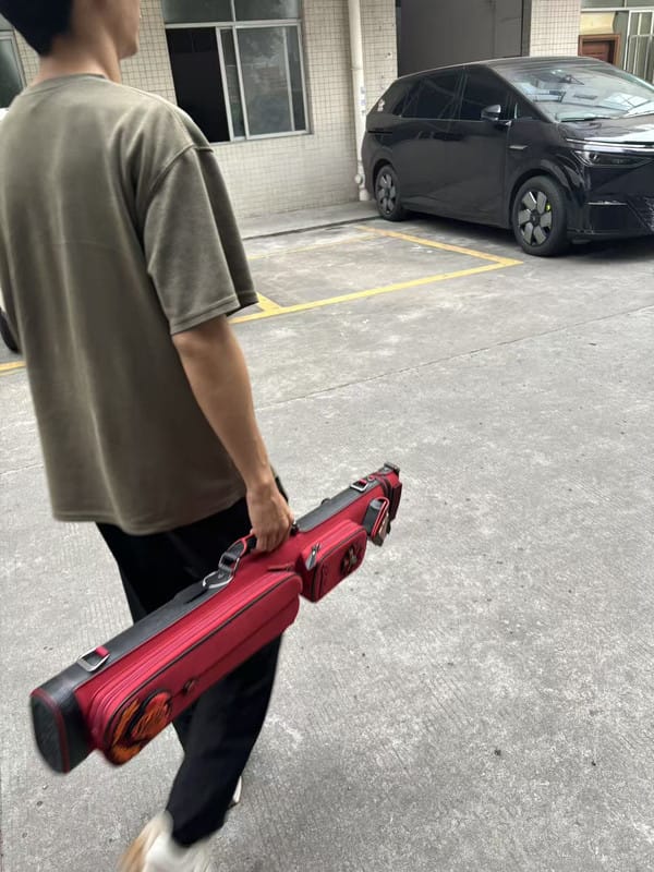Customer photo review of Lizard Scarab Series Cue Case 3B4S