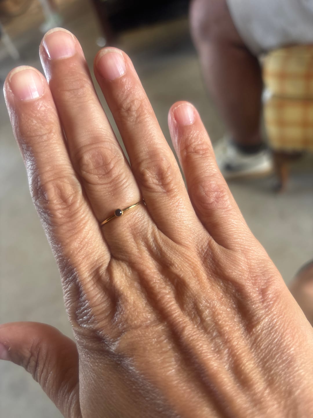 Customer photo review of Dainty Birthstone Ring (Bundle)