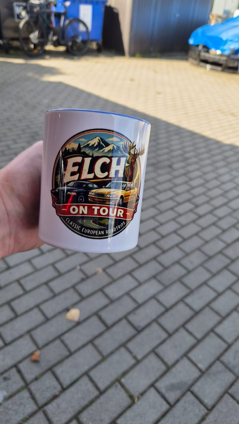 Customer photo review of TassenExpress - Becher Keramik Tasse mit Logo bedruckt 325ml Firmenlogo