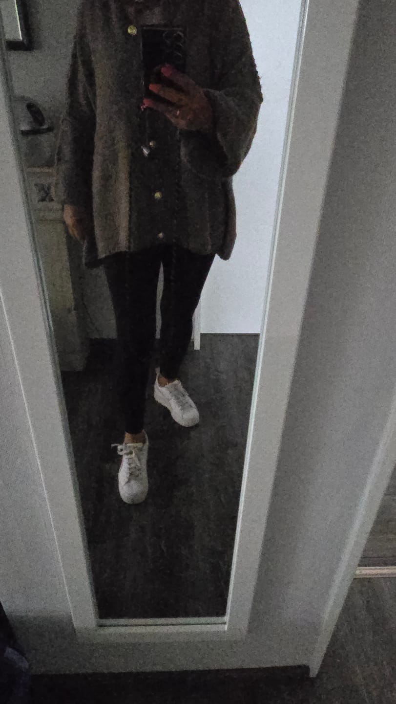 Customer photo review of Oversized Cardigan "CozyGlam"