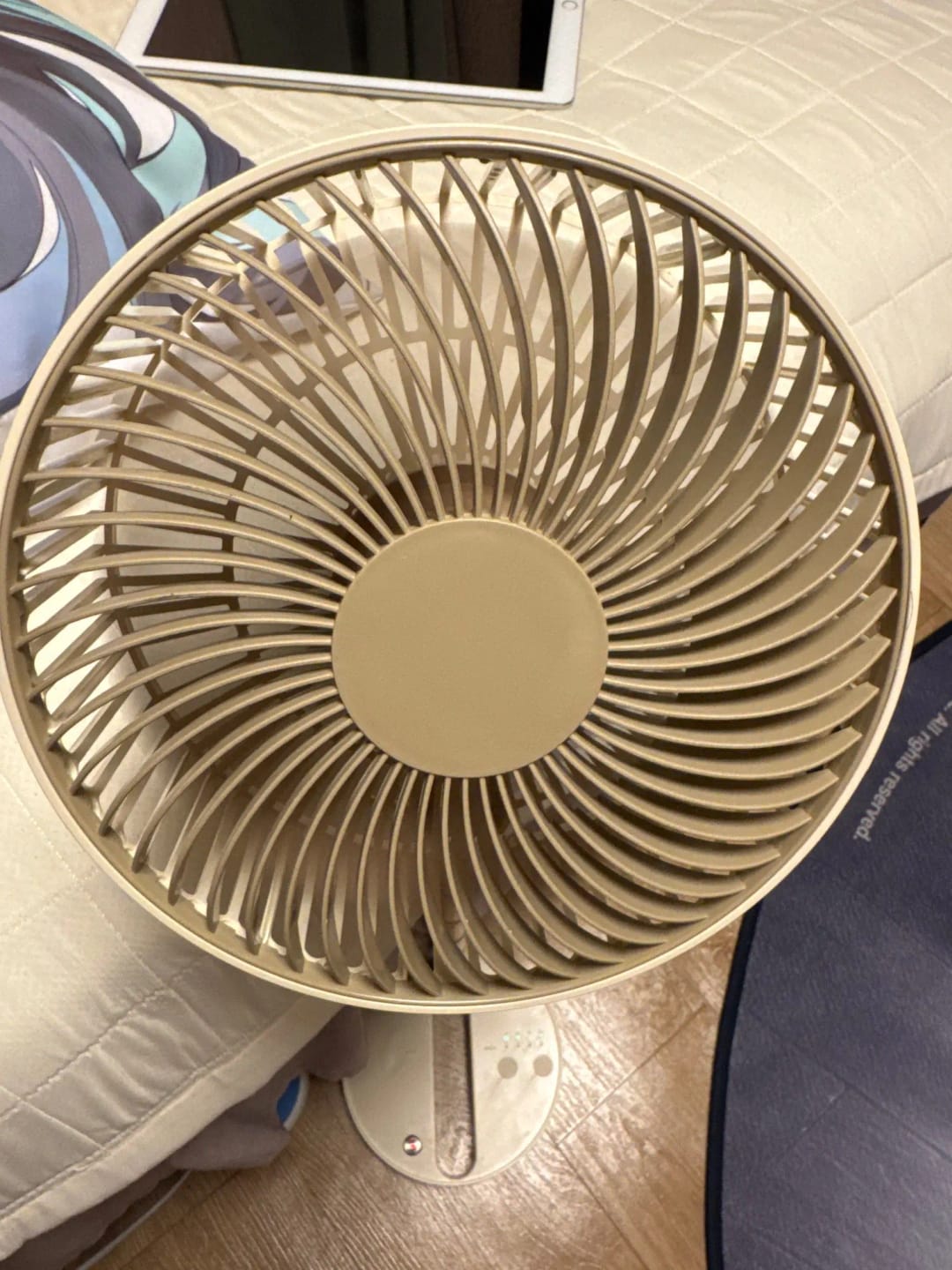 Customer photo review of Foldable USB Rechargeable Fan with Four Speeds and Timer