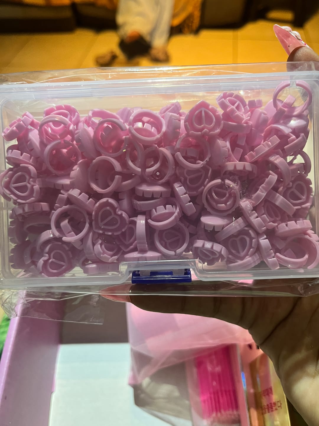Customer photo review of 100PC Heart-Shaped Ring Cup