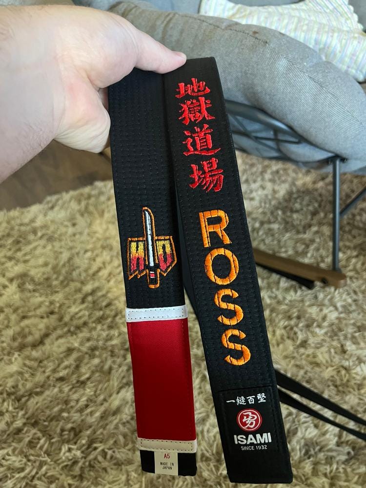 Customer photo review of Isami BJJ Black Belt Premium