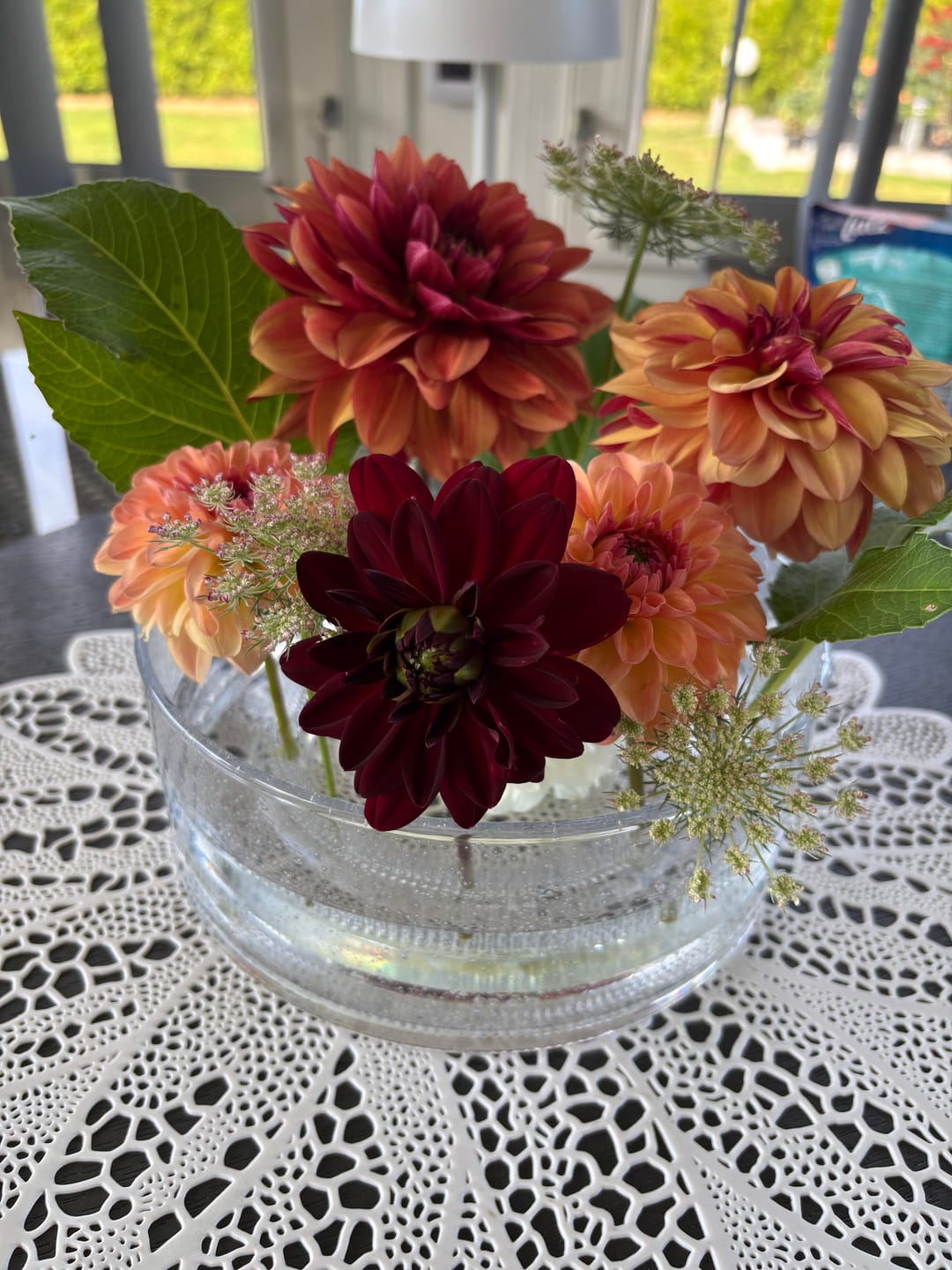 Customer photo review of Kenzan Ring 150 mm Acrylic Flower Frog