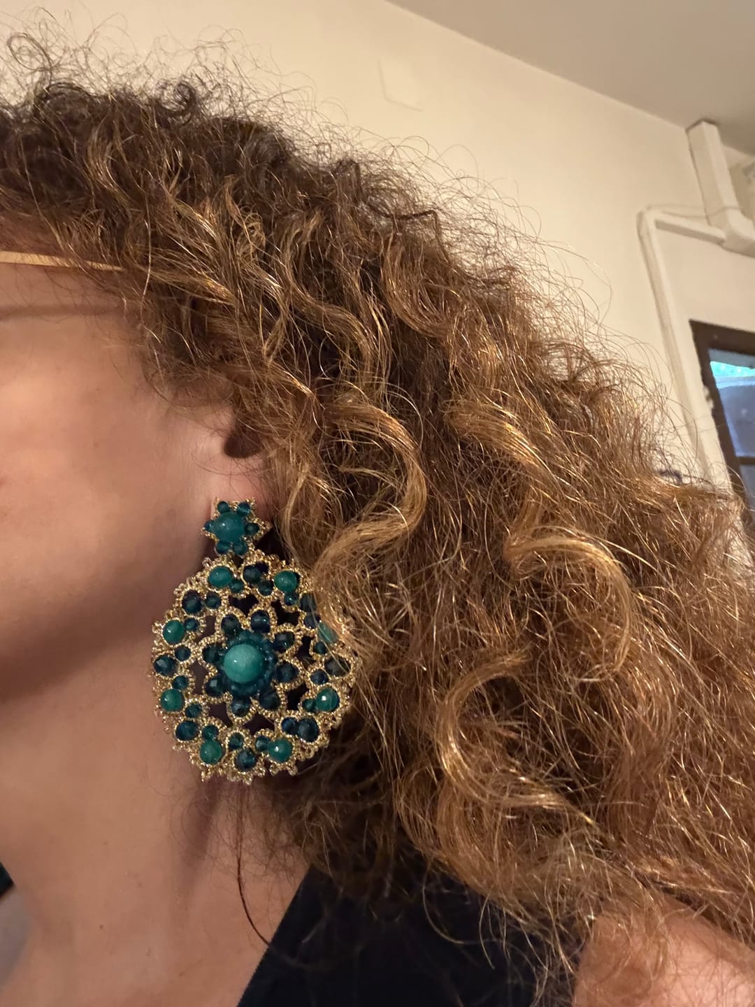 Customer photo review of Orecchini bomboniera