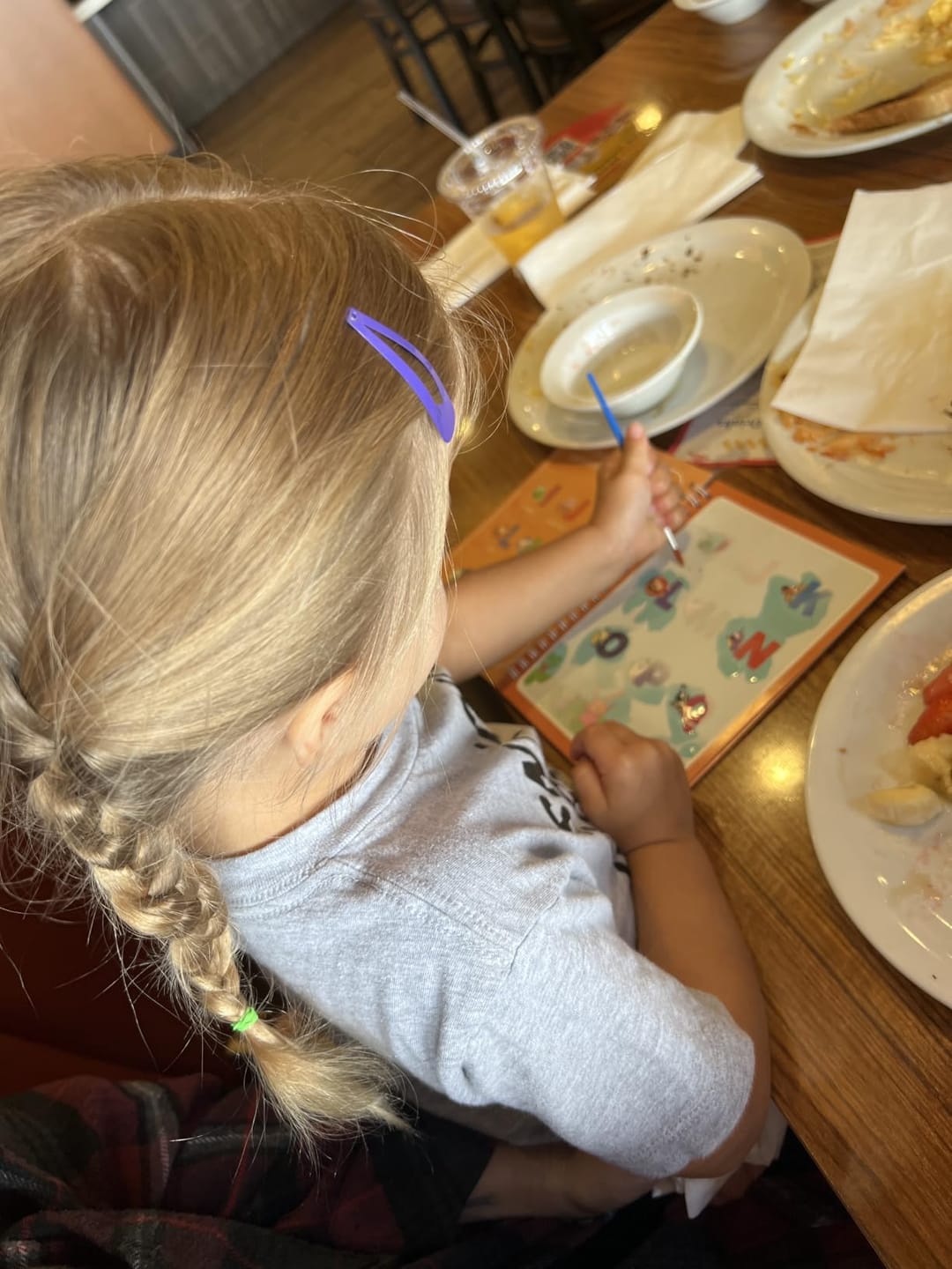 Customer photo review of AquaReveal™ – Reusable Magic Water Colouring Book