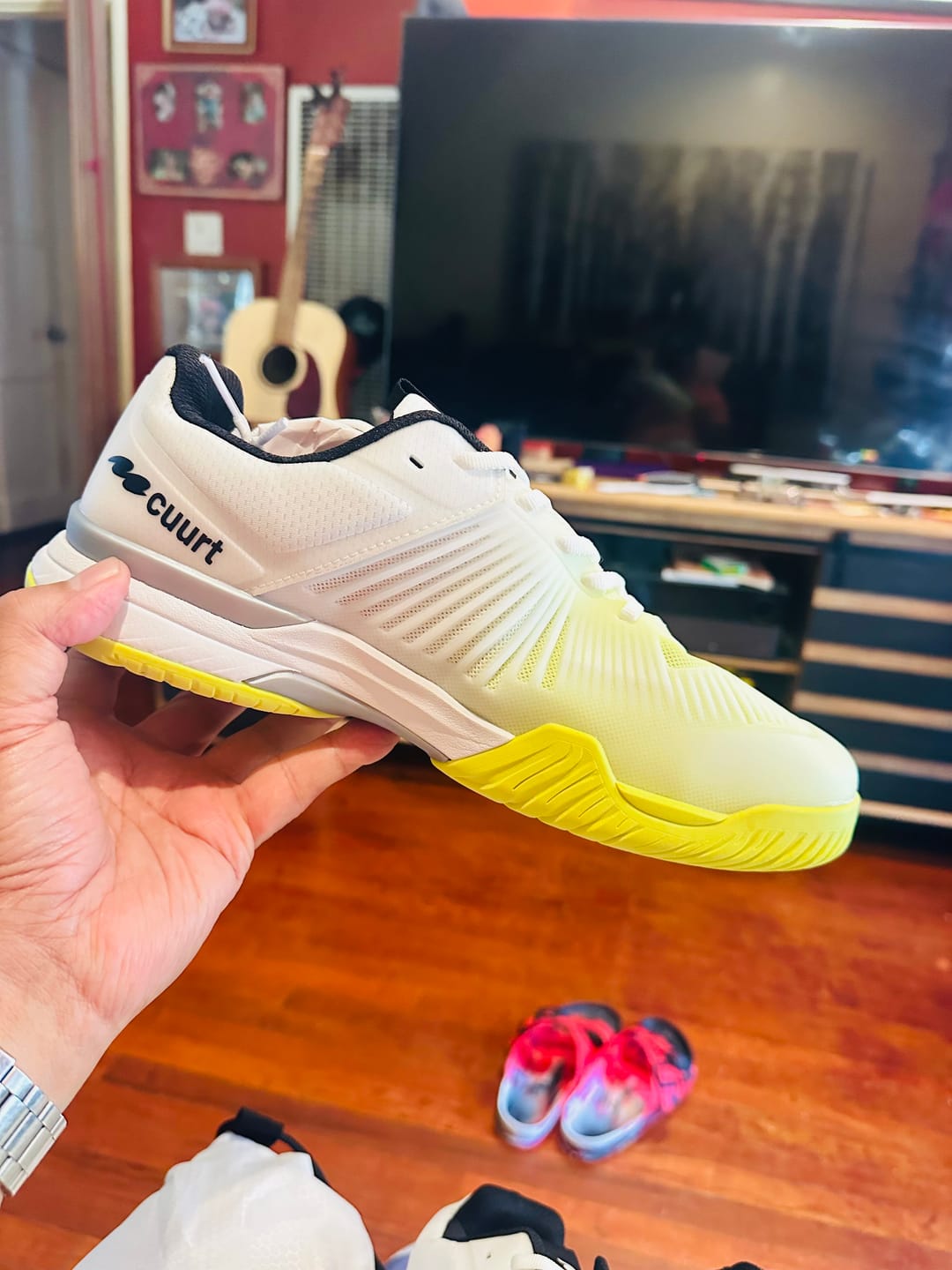 Customer photo review of CUURT Momentum - Wide Toe Box Court Shoes (Unisex)