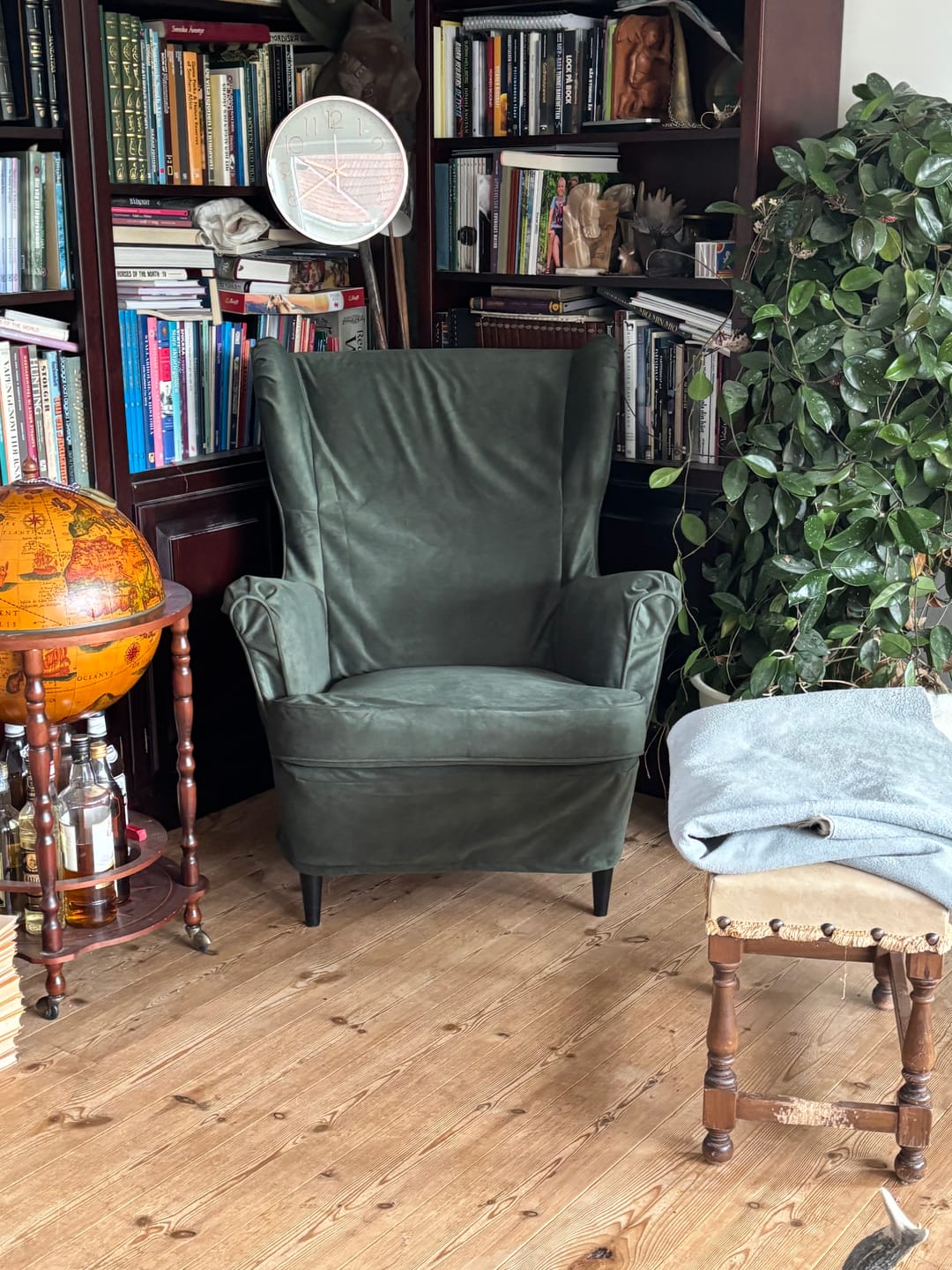 Customer photo review of STRANDMON IKEA Armchair Cover