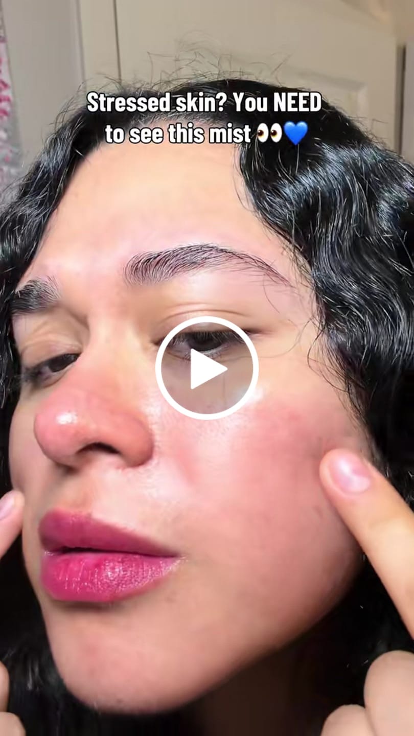 Customer video review of Blue EGF Calming Mist