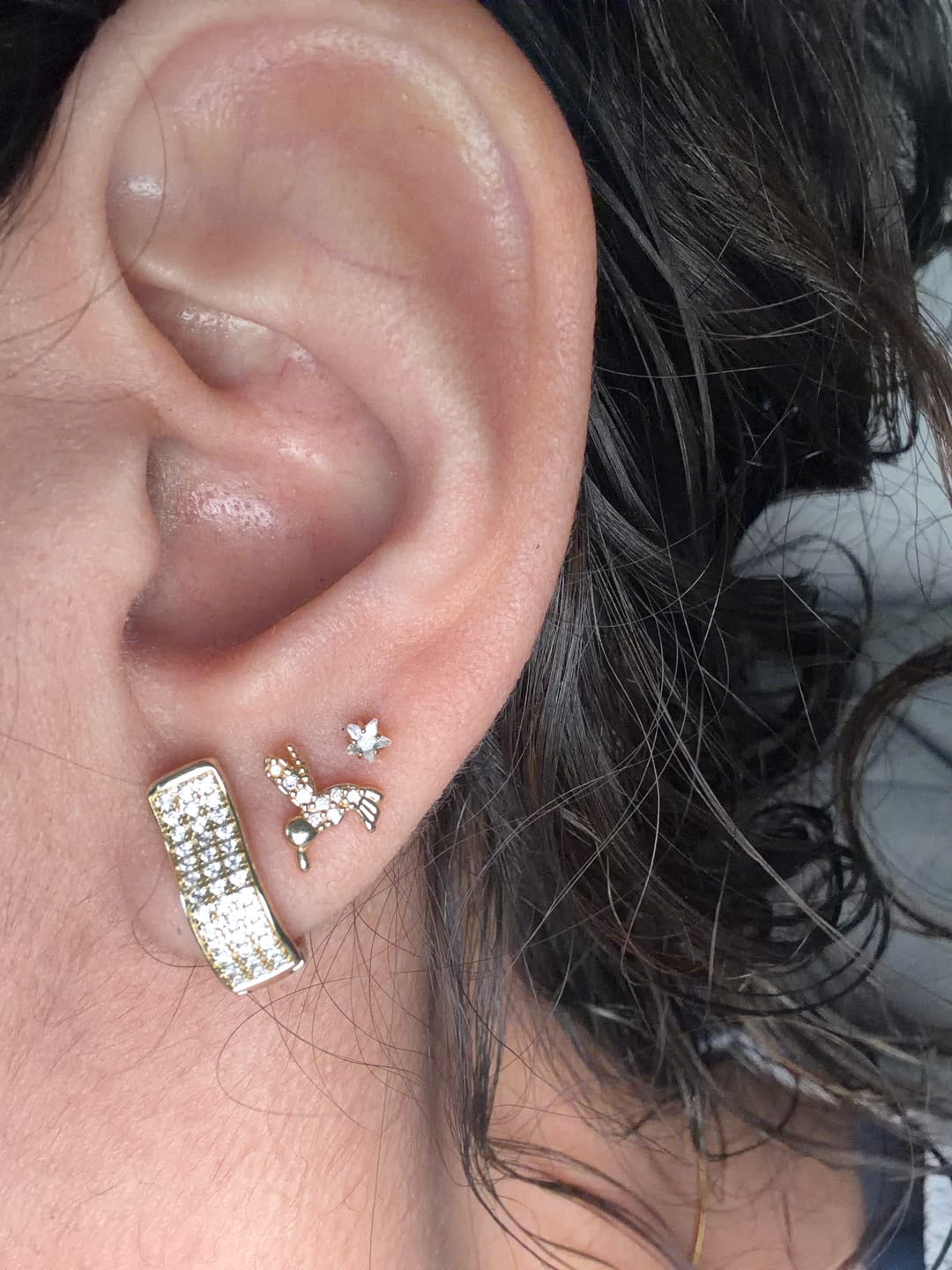 Customer photo review of Piercing Crystal Star