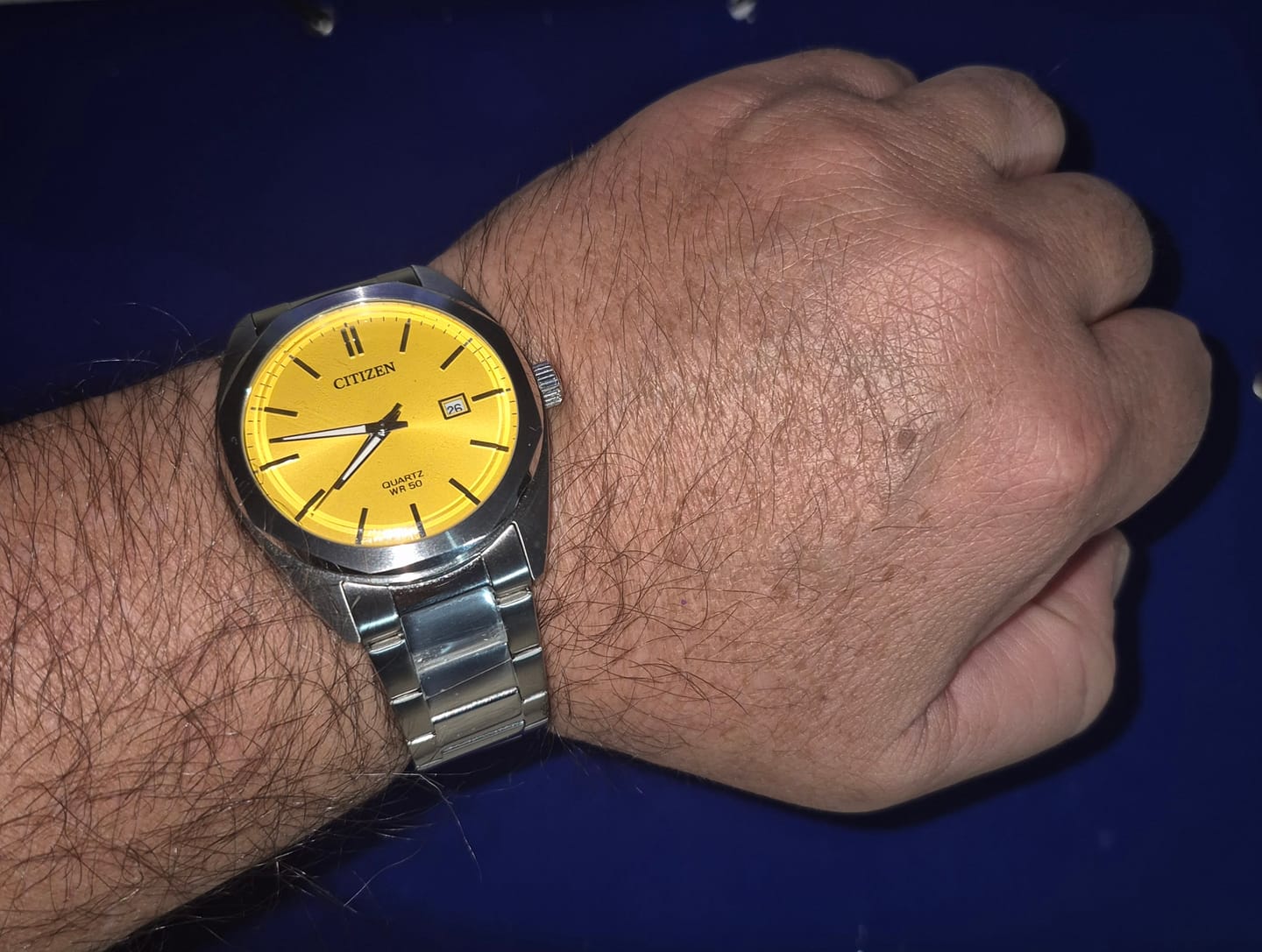 Customer photo review of Reloj Citizen BI5110-54Z Quartz Amarillo Acero Inoxidable  41mm
