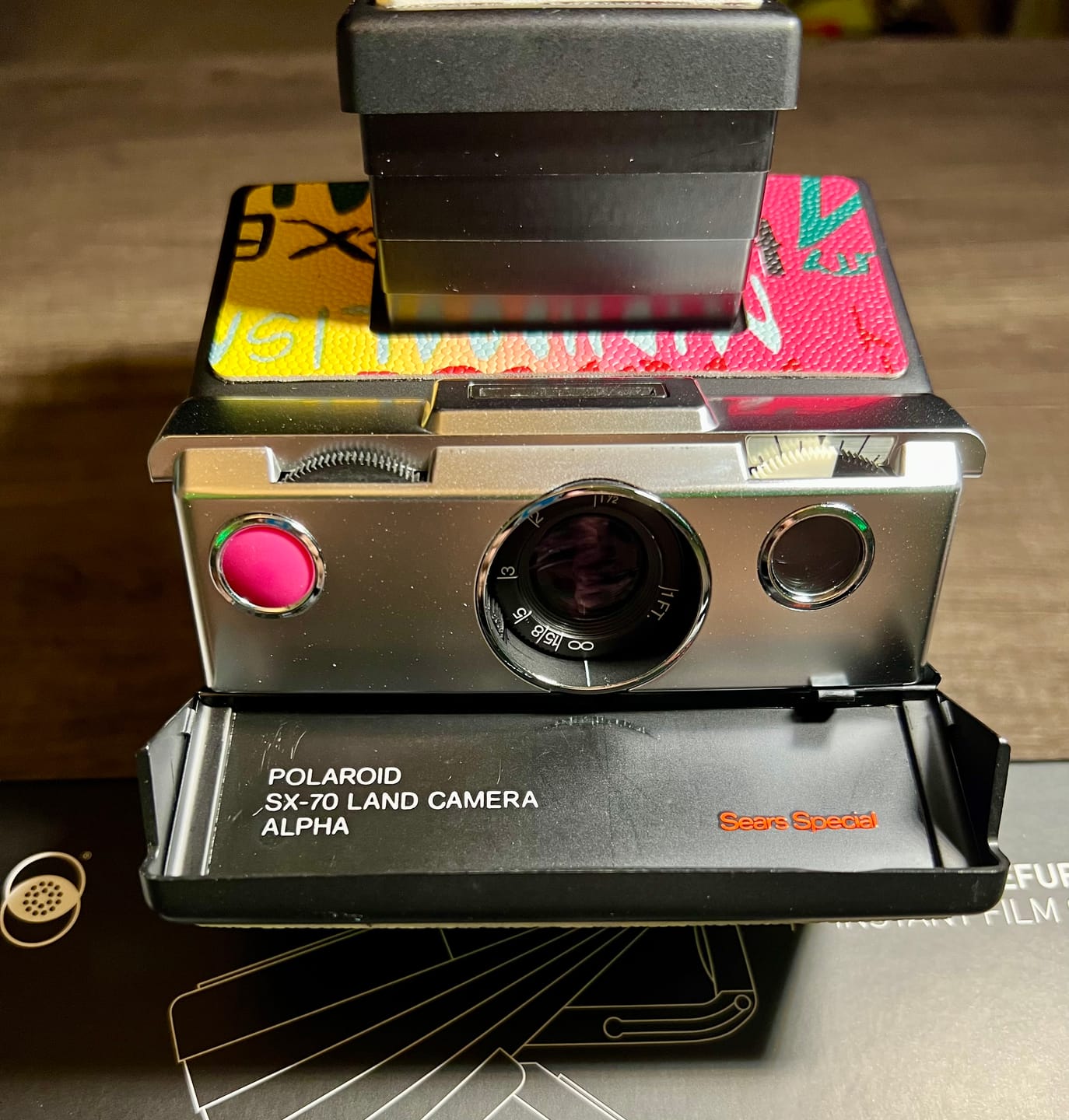 Customer photo review of Polaroid Folding Camera Replacement Button and Installation Service