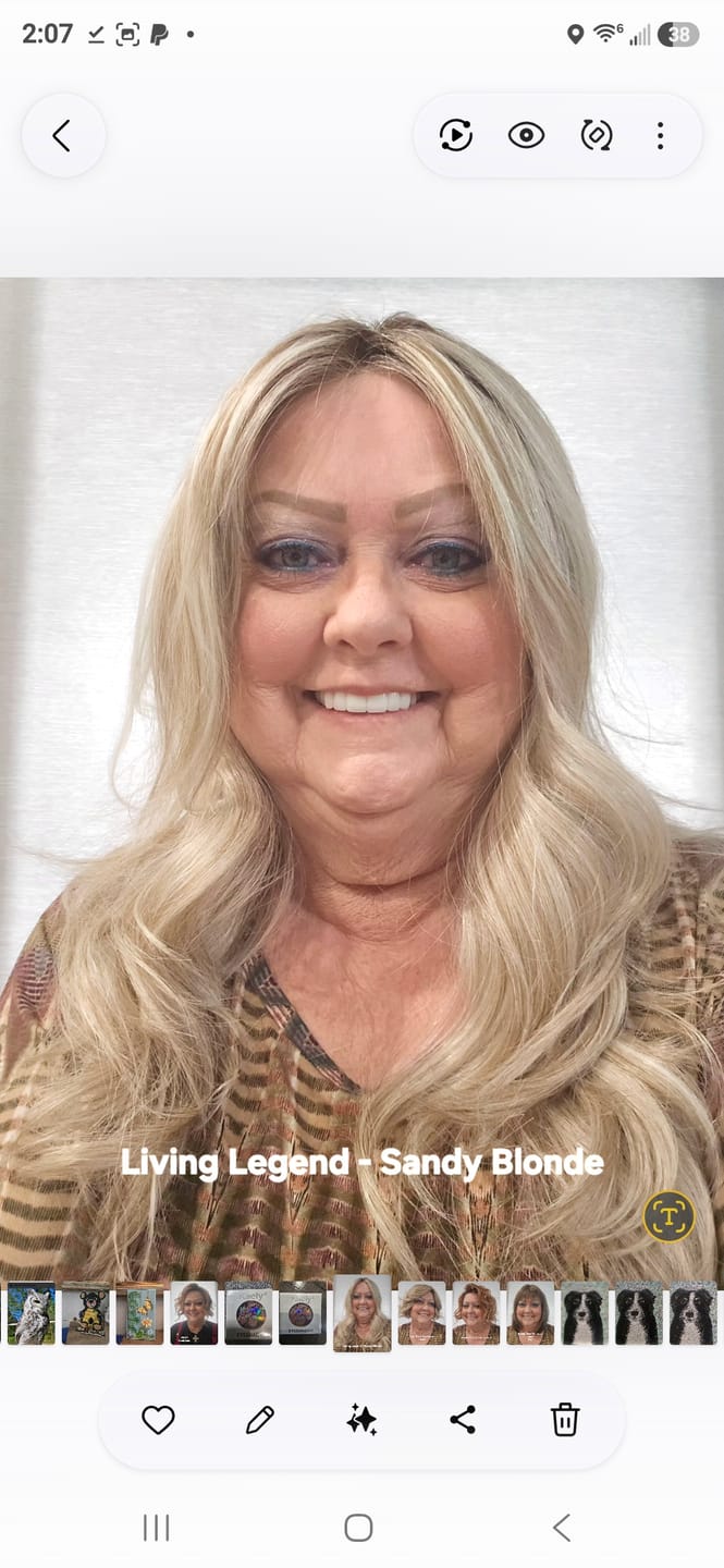 Customer photo review of LIVING LEGEND - Sandy Blonde