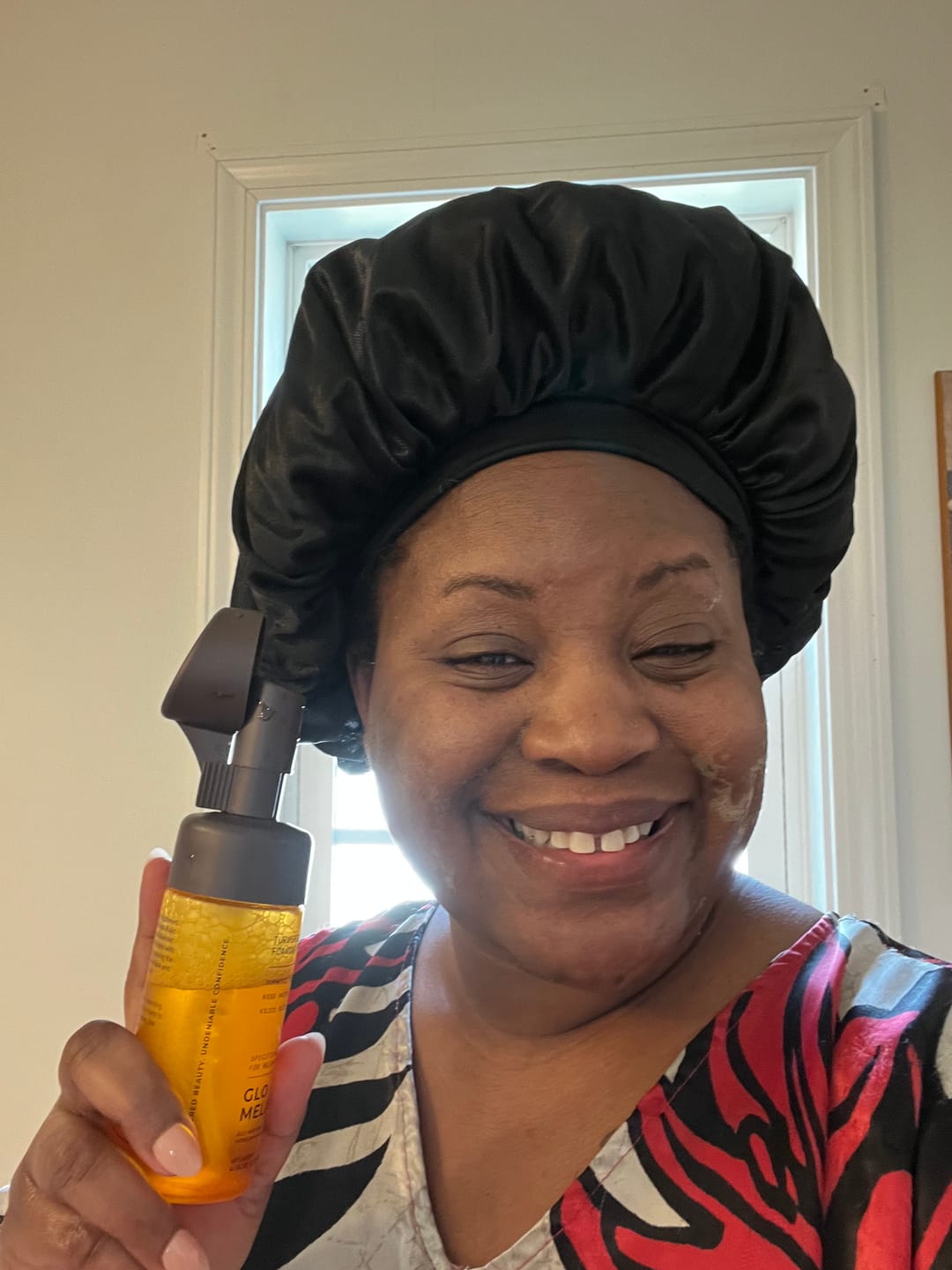 Customer photo review of Turmeric and Kojic Foaming Face Wash