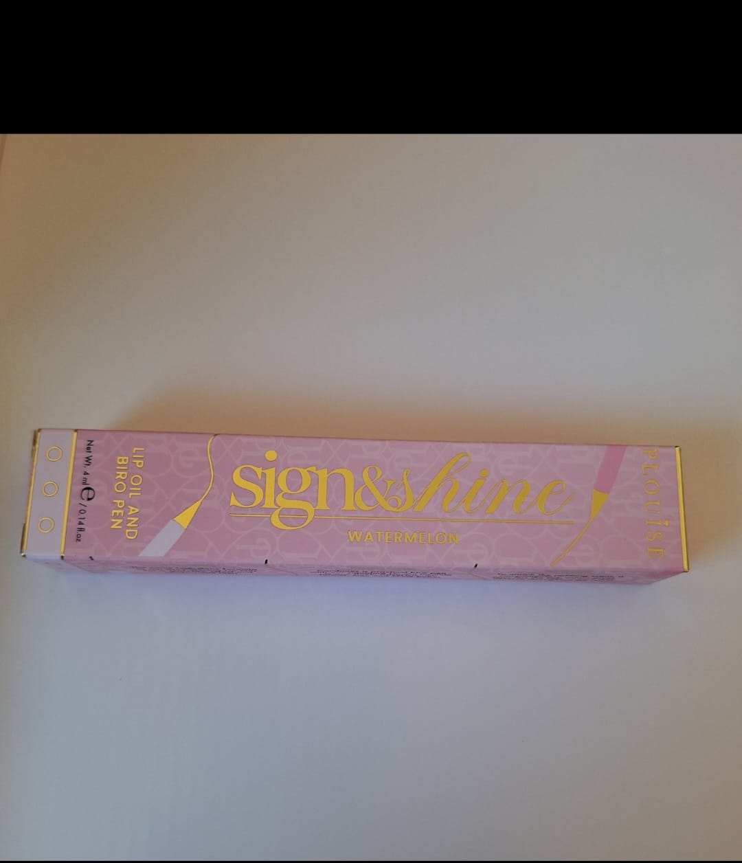 Customer photo review of Back to Business Sign And Shine Lip Oil Pen - PRE-ORDER