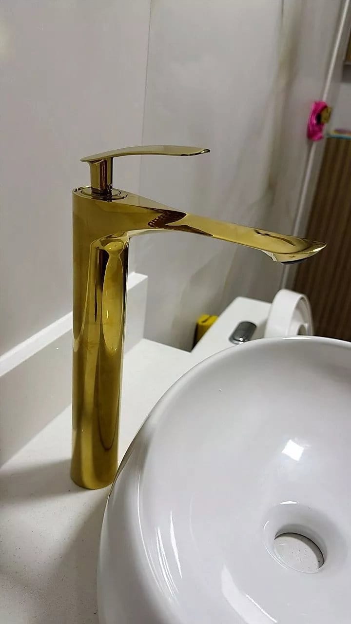 Customer photo review of Torneira Gourmet para Cozinha Preta