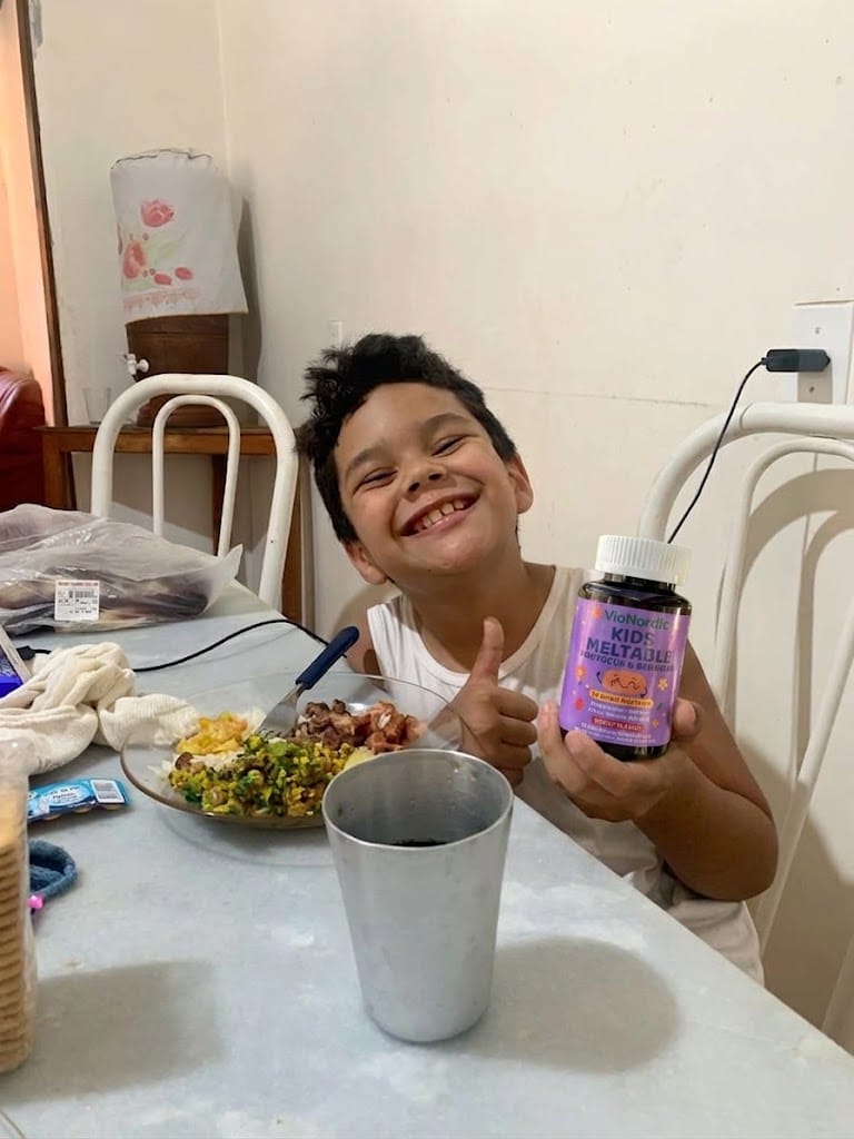 Customer photo review of Tabletas Masticables para niños.