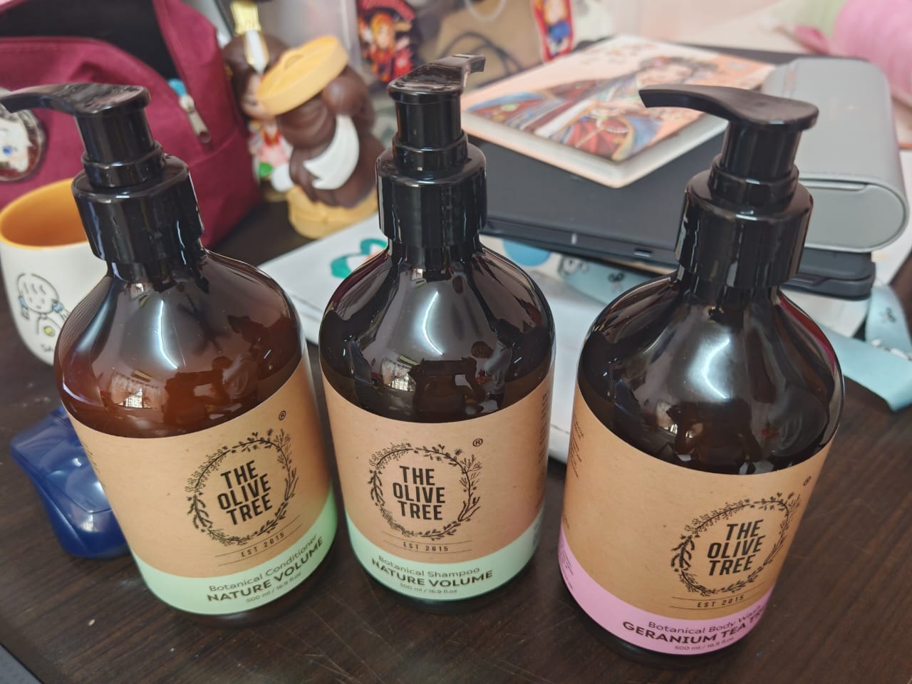 Customer photo review of The Olive Tree Oil Balance Shampoo ( 90ml )