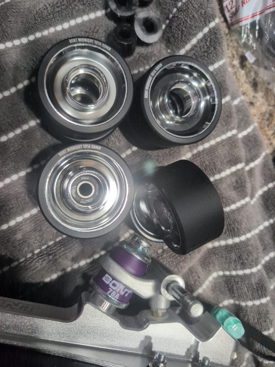 Customer photo review of Roller Skate 78A/83A/88A/93A Cushions