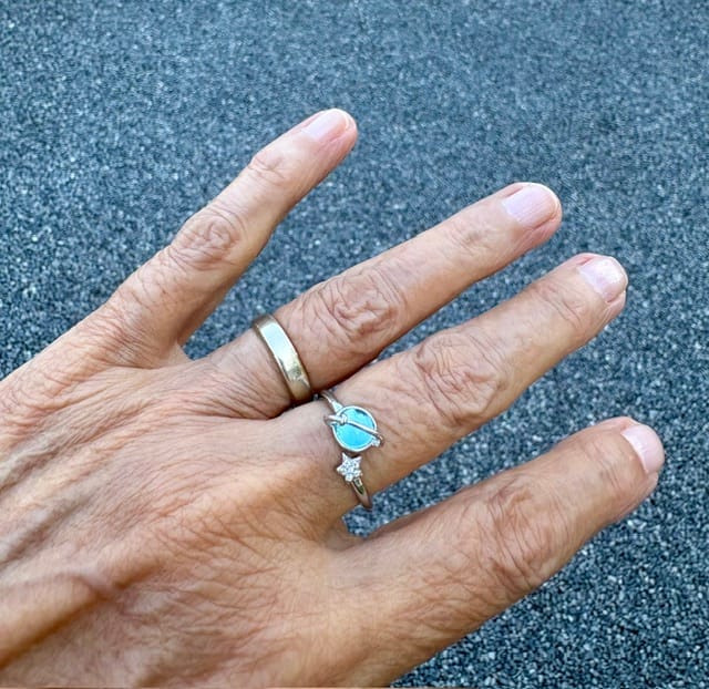 Customer photo review of Mondstein Ring - Mond & Stern