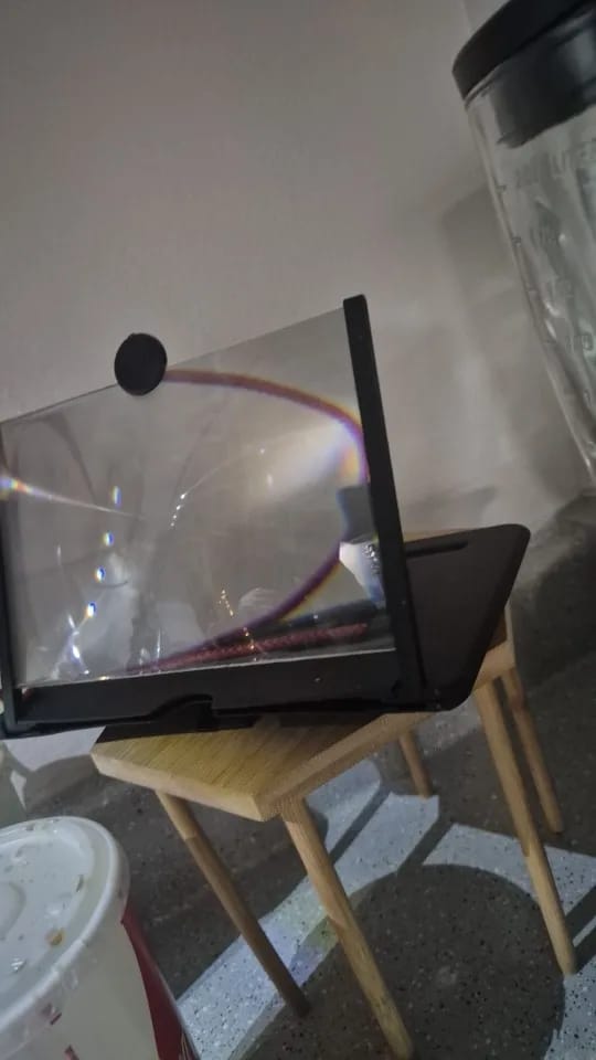 Customer photo review of Amplificador Pantalla Móvil