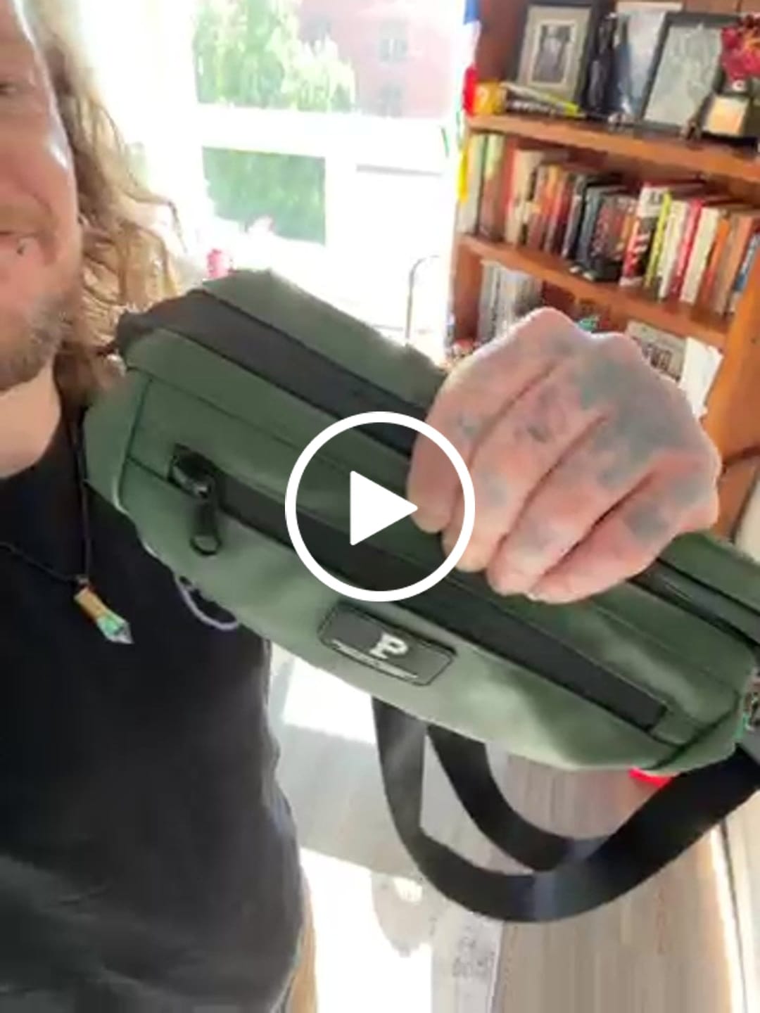 Customer video review of Cascade Crossbody Bag