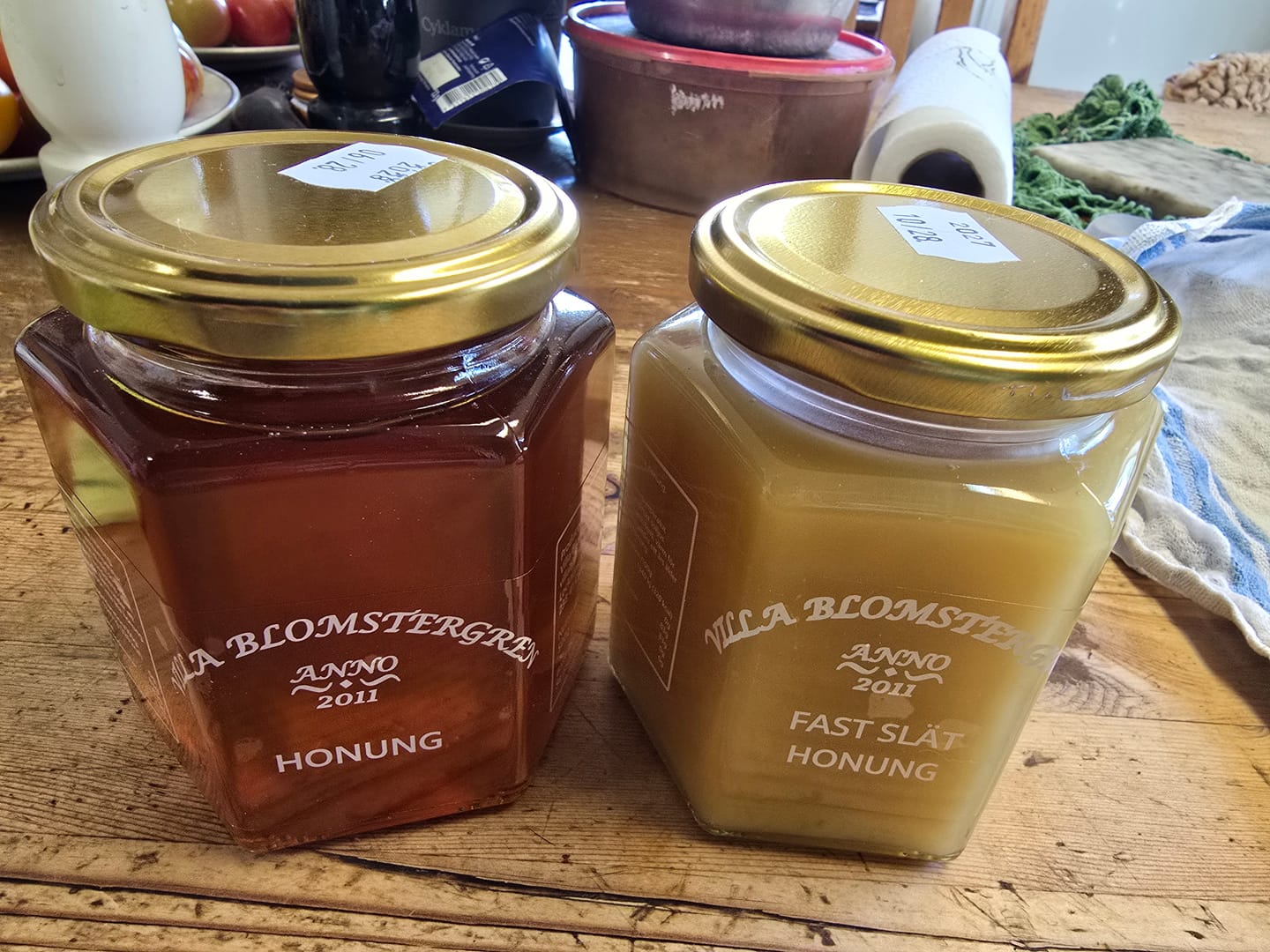 Customer photo review of Flytande honung 2 kg (4×500 g) – Svensk RAW honung