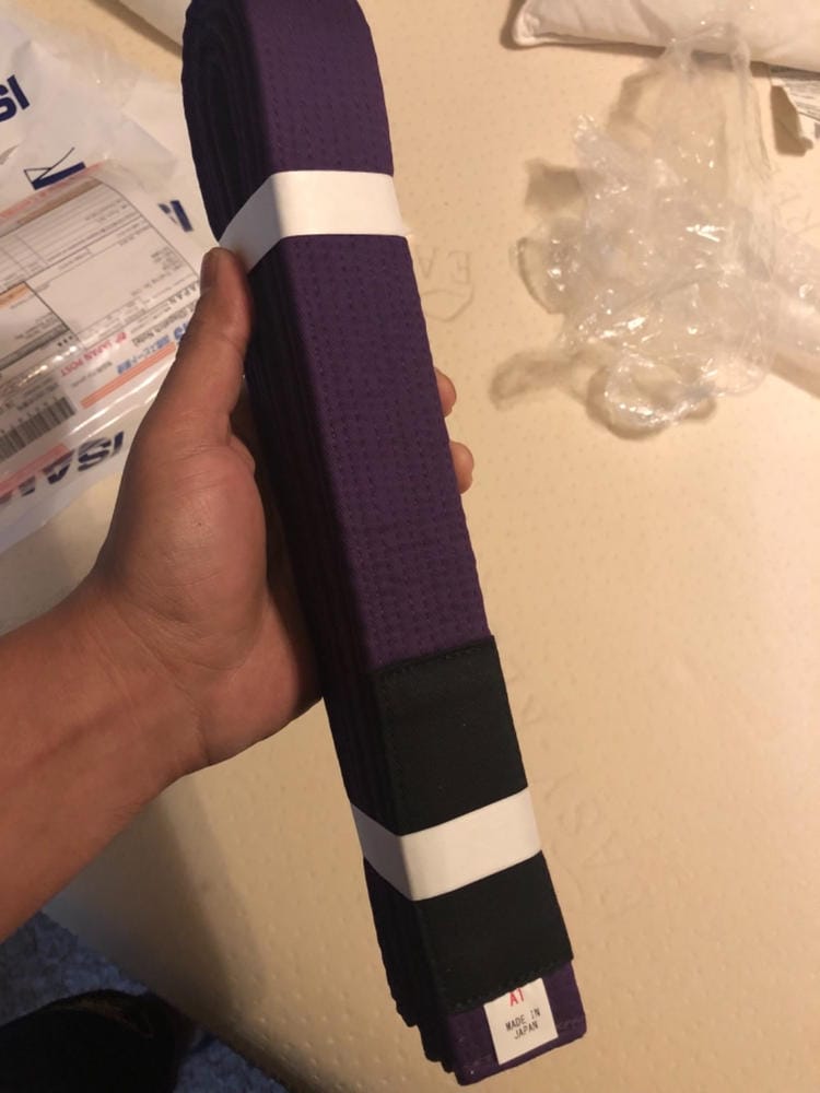 Customer photo review of Isami Purple Belt