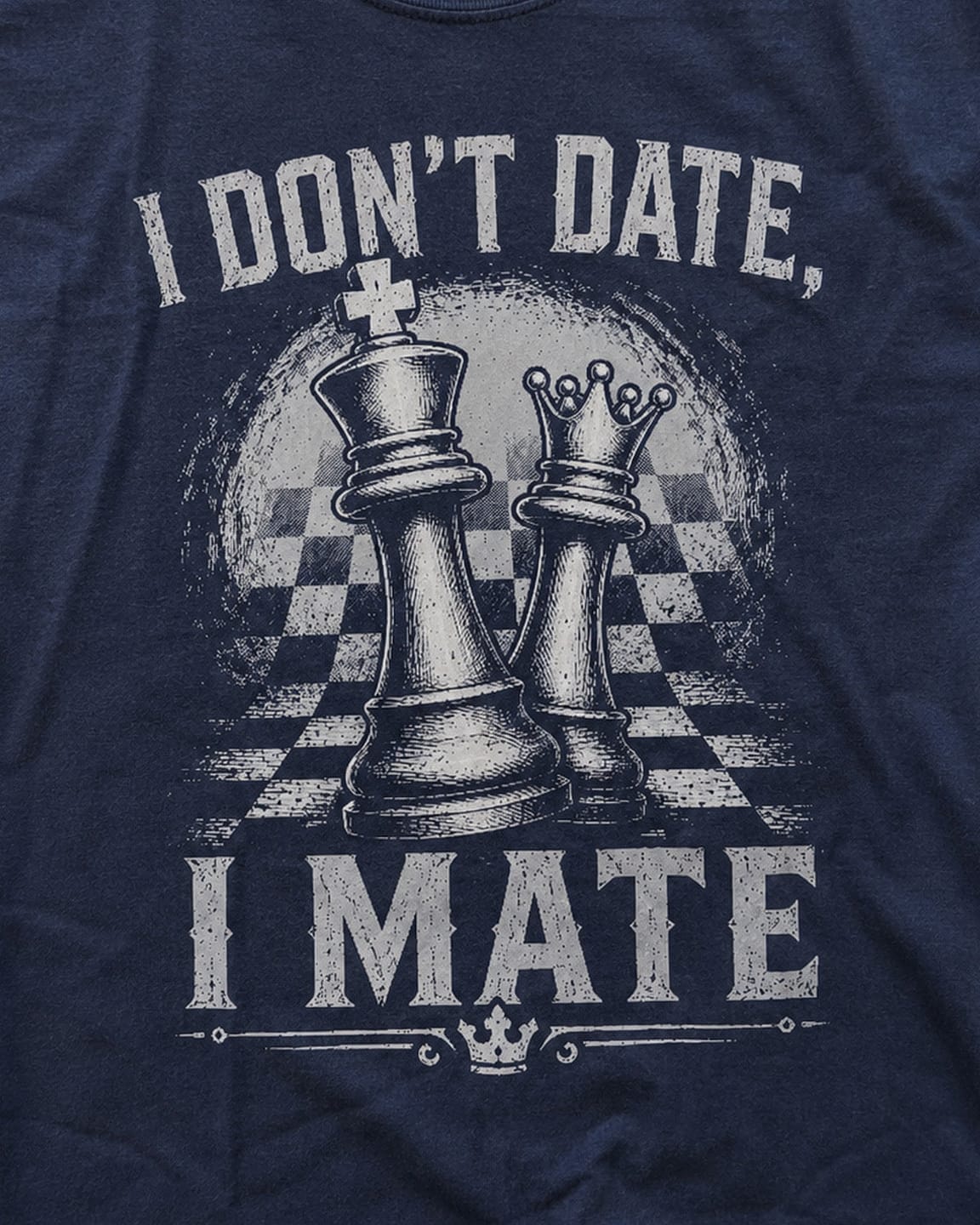 Customer photo review of I Don't Date, I Mate T-Shirt