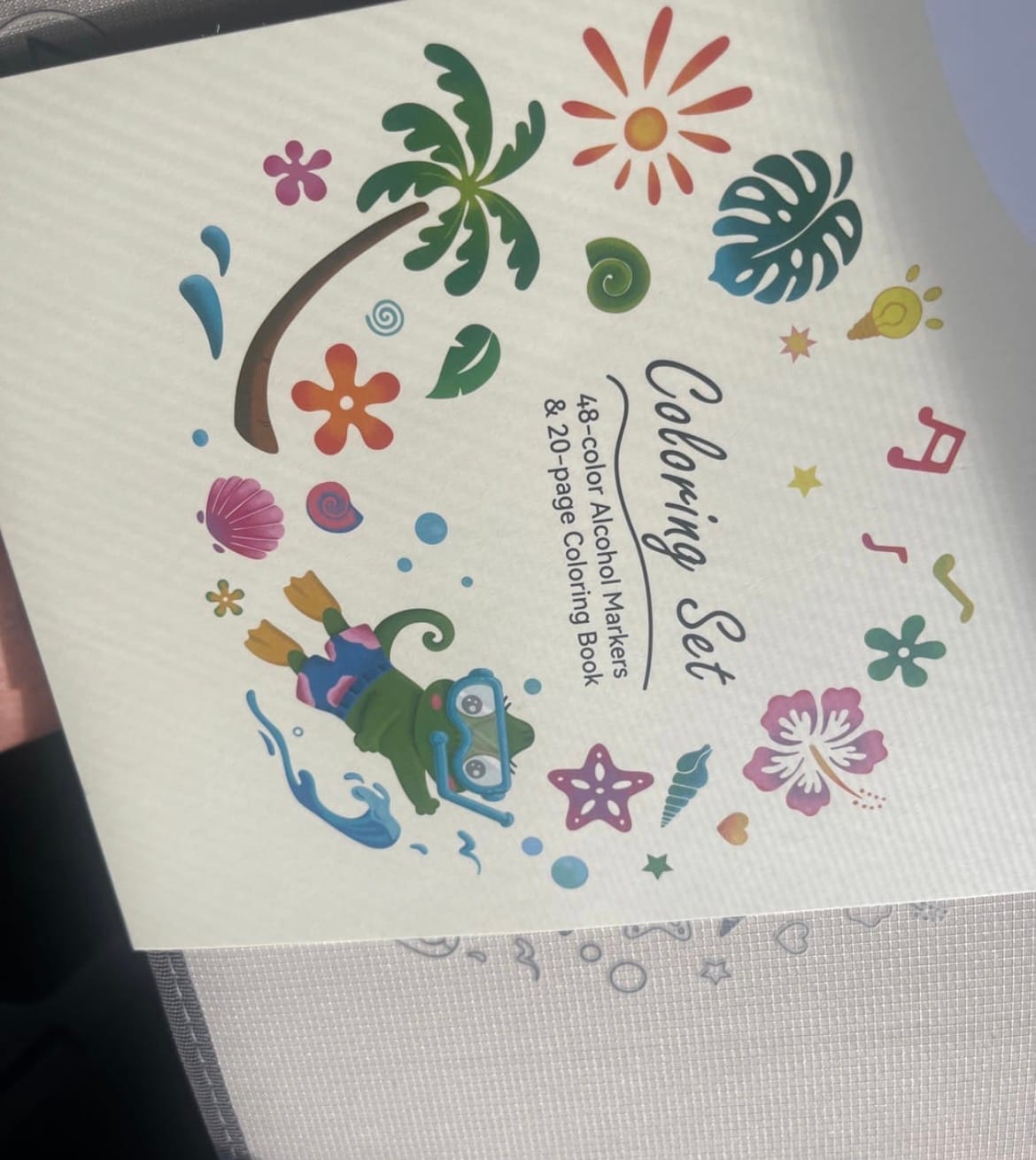 Customer photo review of Ohuhu Colored Fineliner & Brush Pens, 12 Colors