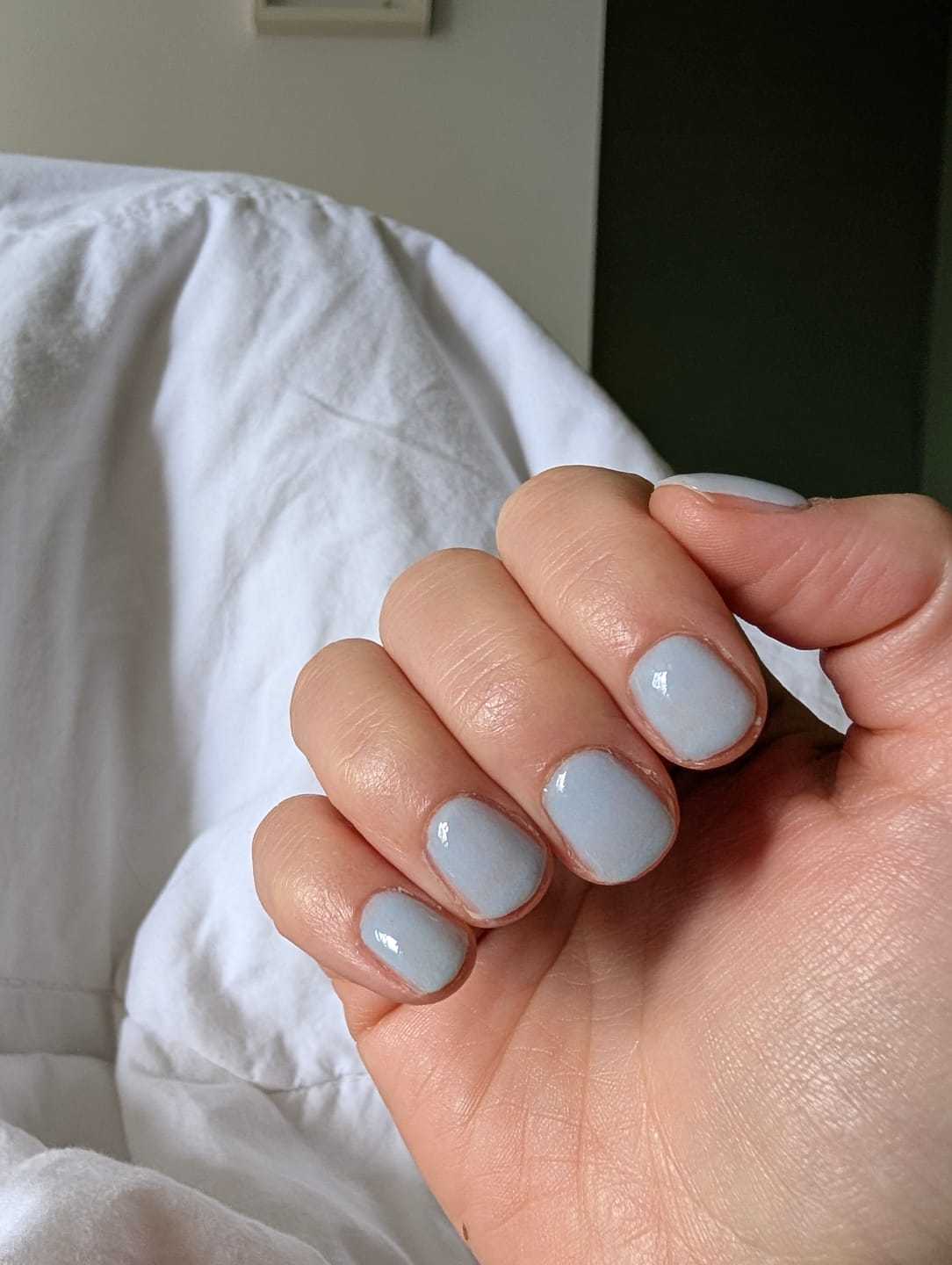 Customer photo review of Mint Mist Dipping Powder