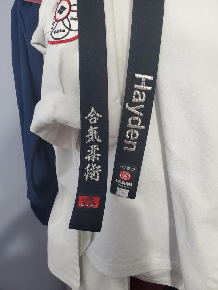 Customer photo review of Isami Karate Black Belt Premium