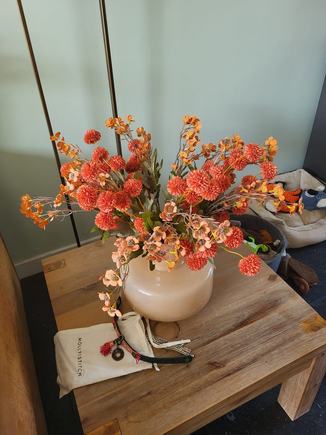 Customer photo review of Wax Arrangement - Terracotta