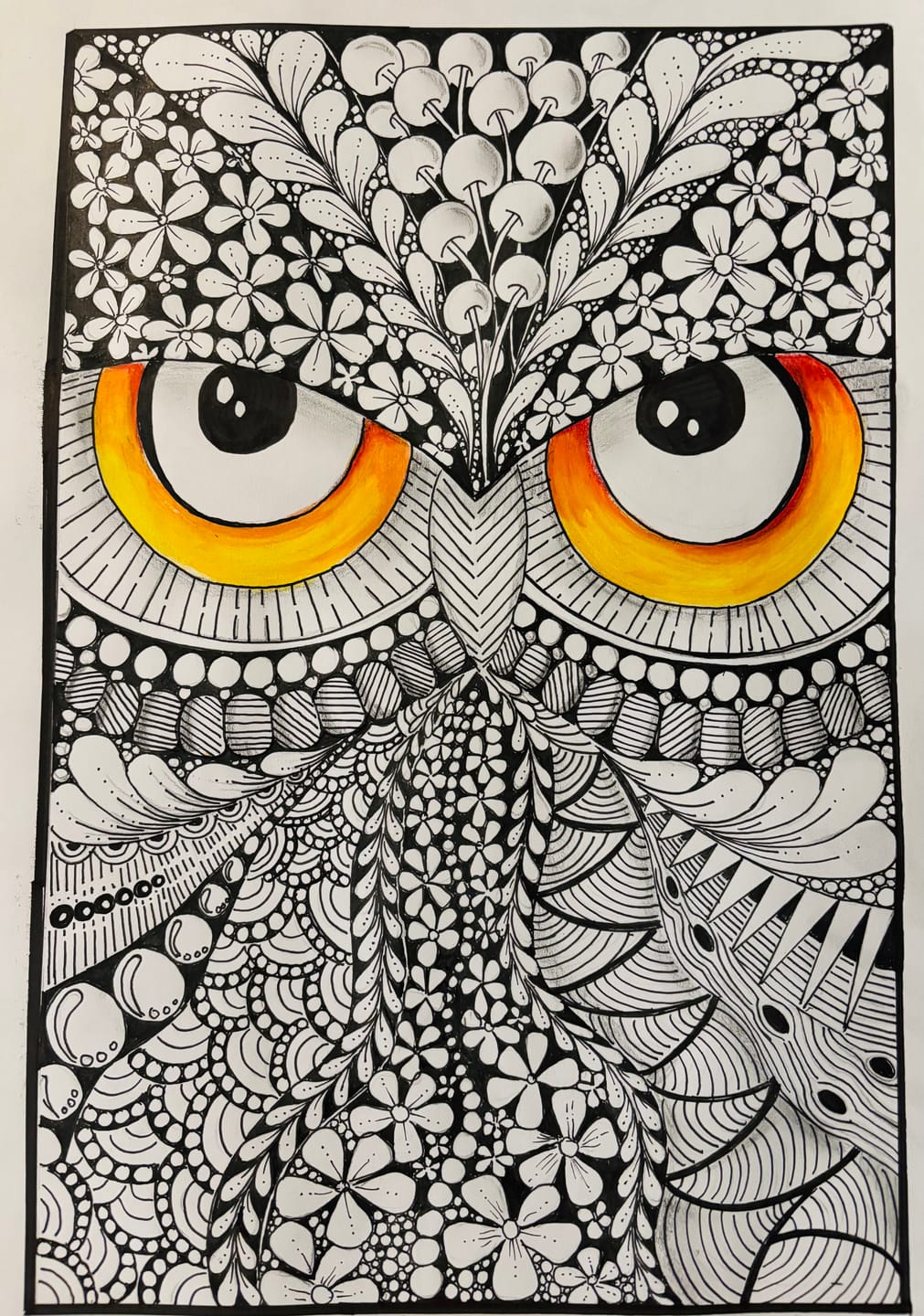 Customer photo review of Ohuhu Fineliner Drawing Pen, 8 Pack