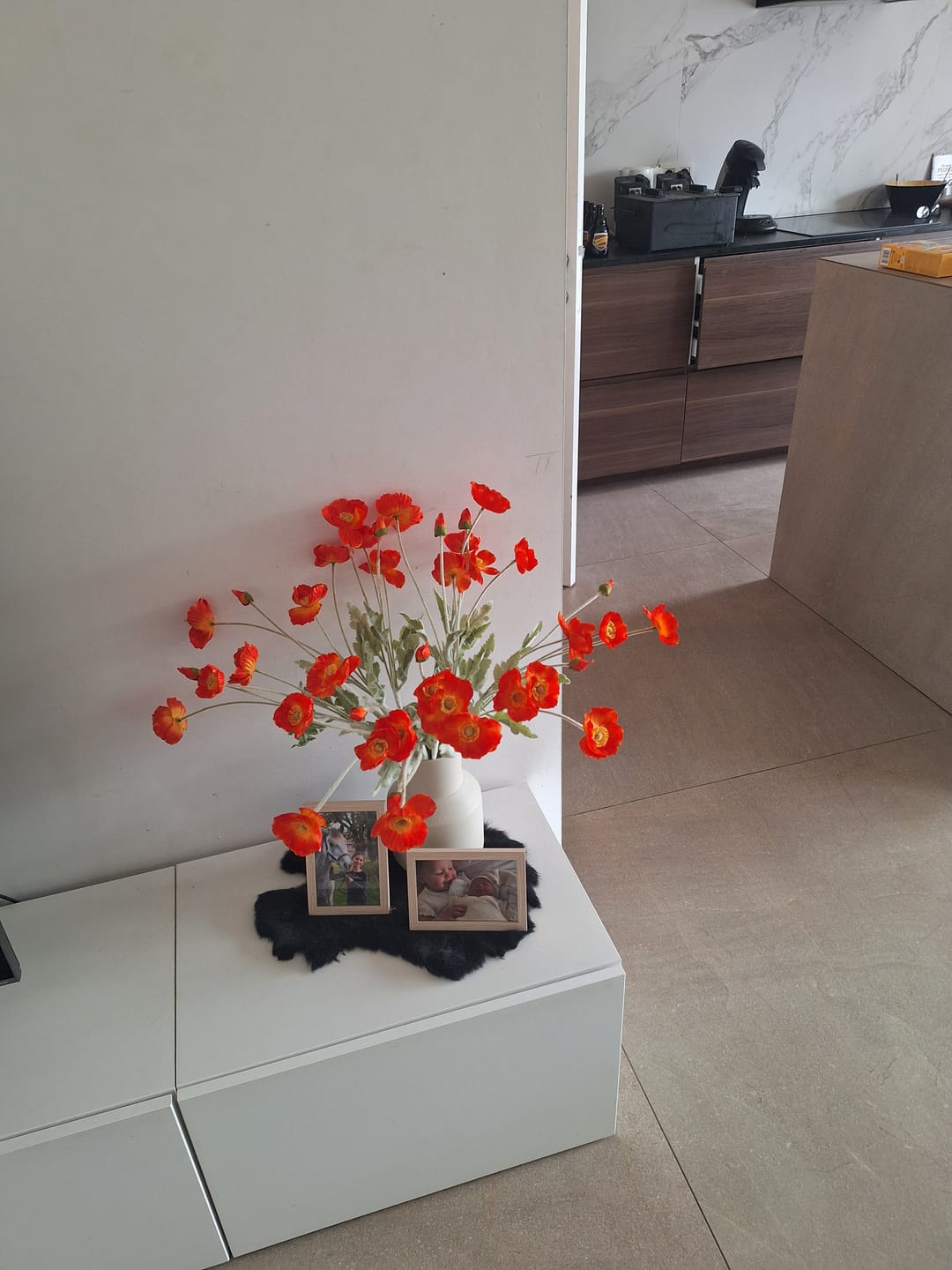 Customer photo review of Zijden Klaprozen - Oranje