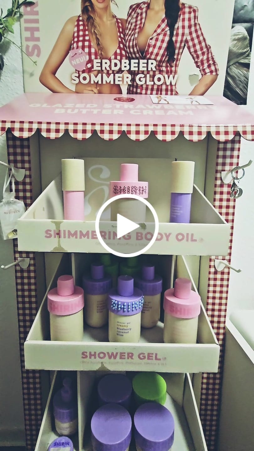 Customer video review of Shower Gel Glazed Strawberry Butter Cream