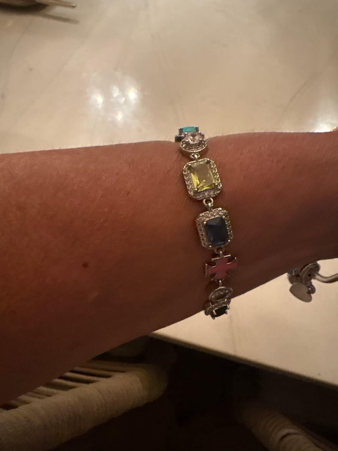 Customer photo review of Solstice Gemstone Bracelet
