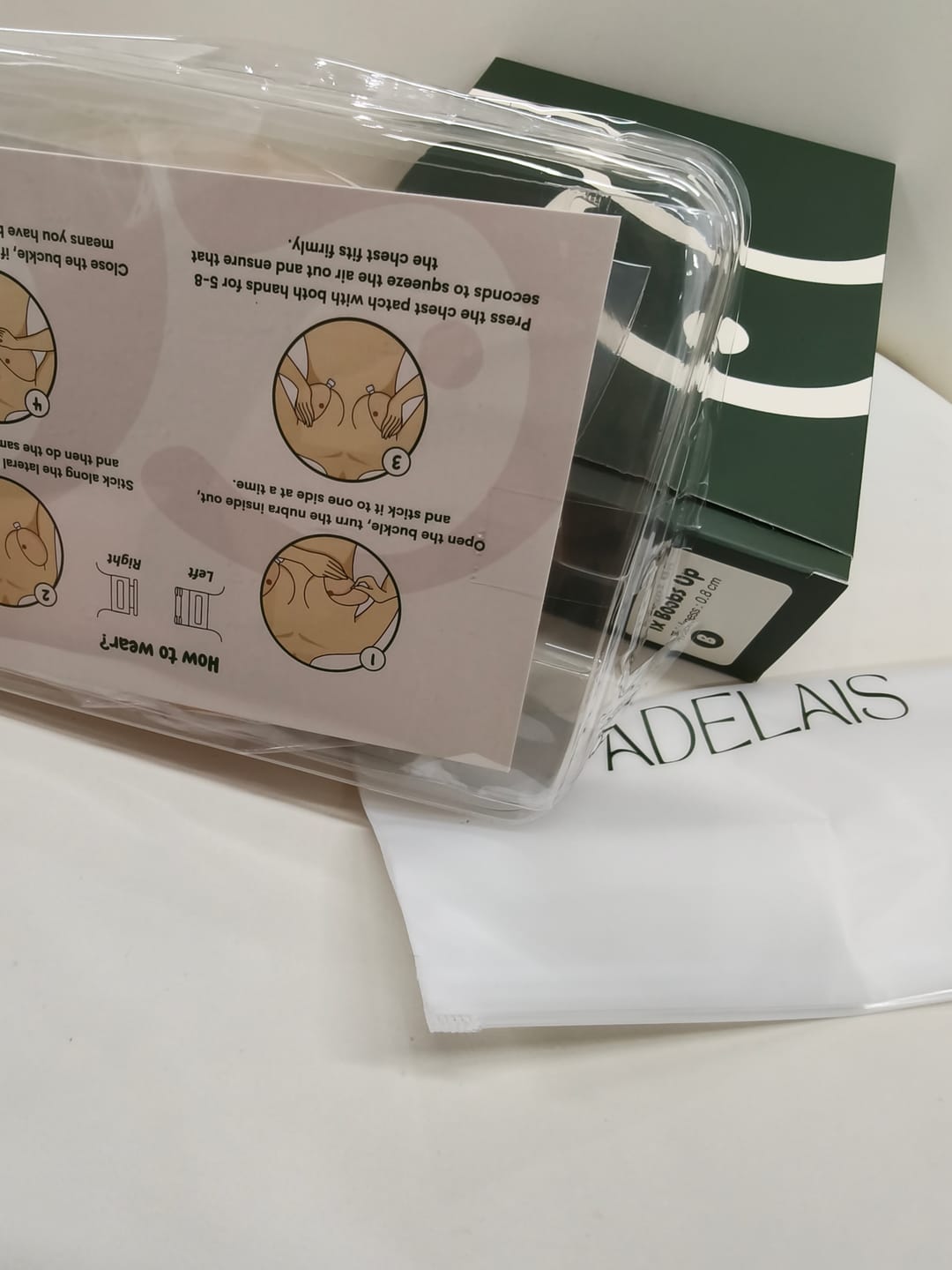 Customer photo review of 1X Boobs Up Nubra In Skin (0.8 cm)