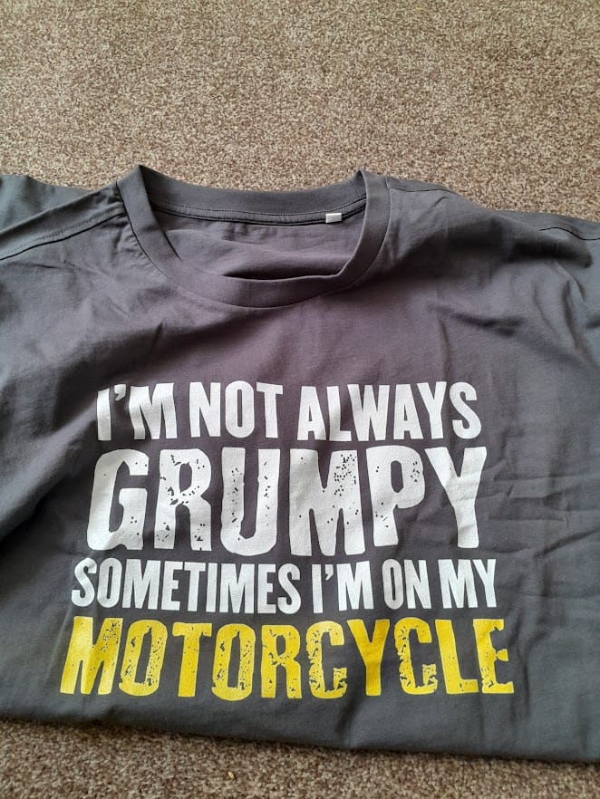 Customer photo review of Im Not Always Grumpy 4 T Shirt