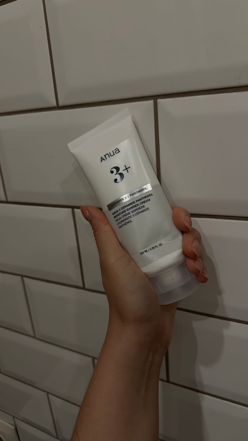 Customer photo review of Atjaunojošs krēms ar keramīdiem un pantenolu Anua 3 Ceramide Panthenol Moisture Barrier Cream