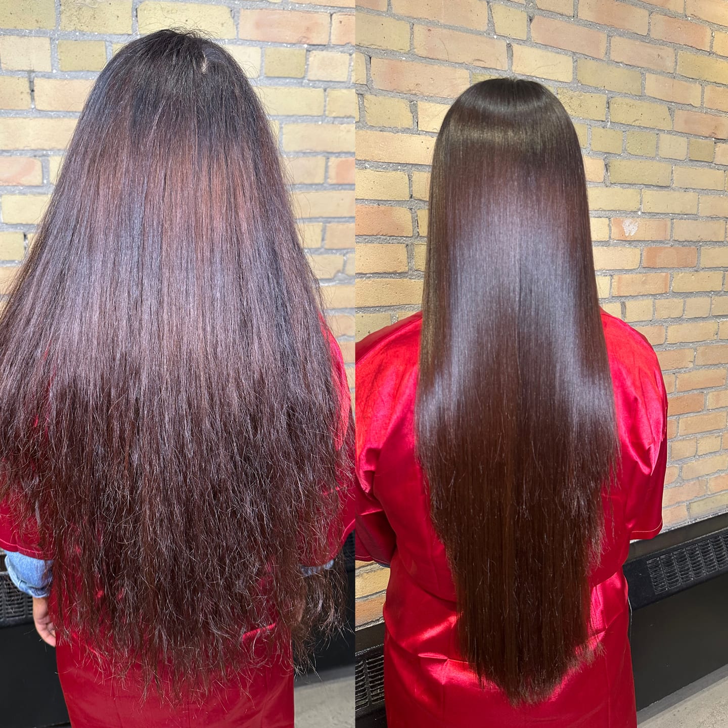 Customer photo review of Richée Nanobtx Repair Deep Hair Mask 1Kg / 35.27 fl oz
