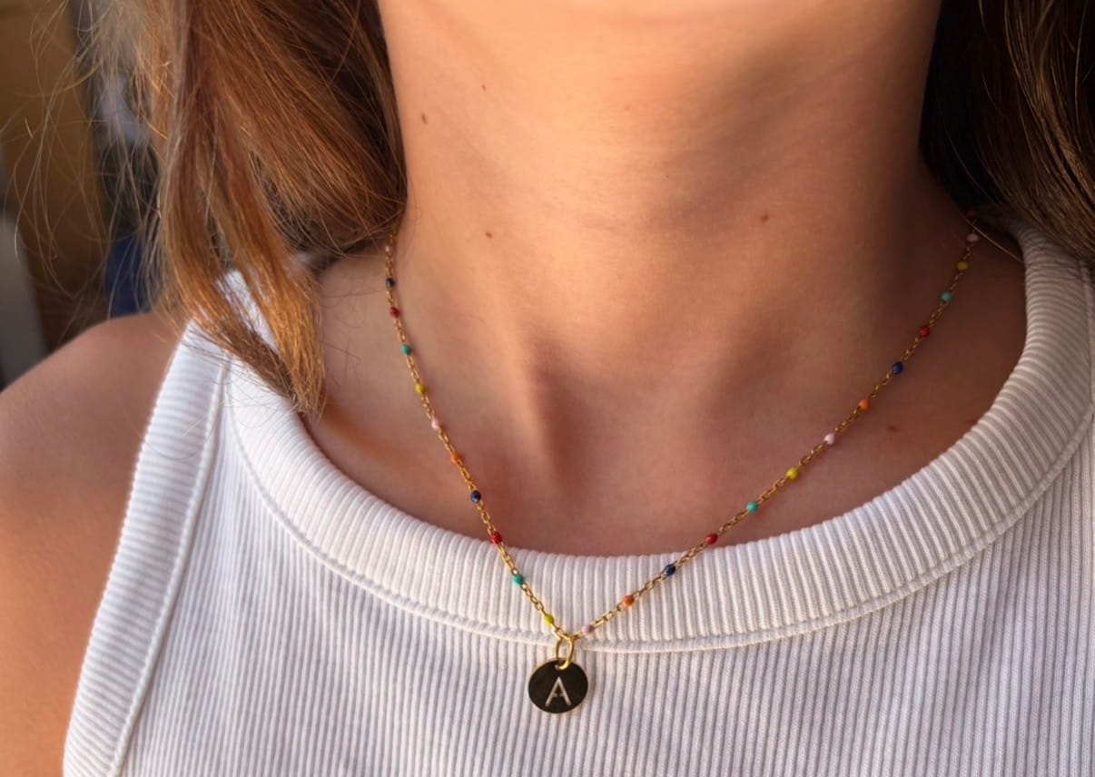 Customer photo review of Collar Letras ABC