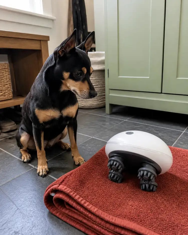 Customer photo review of Viva Pet Spa Handheld Massager
