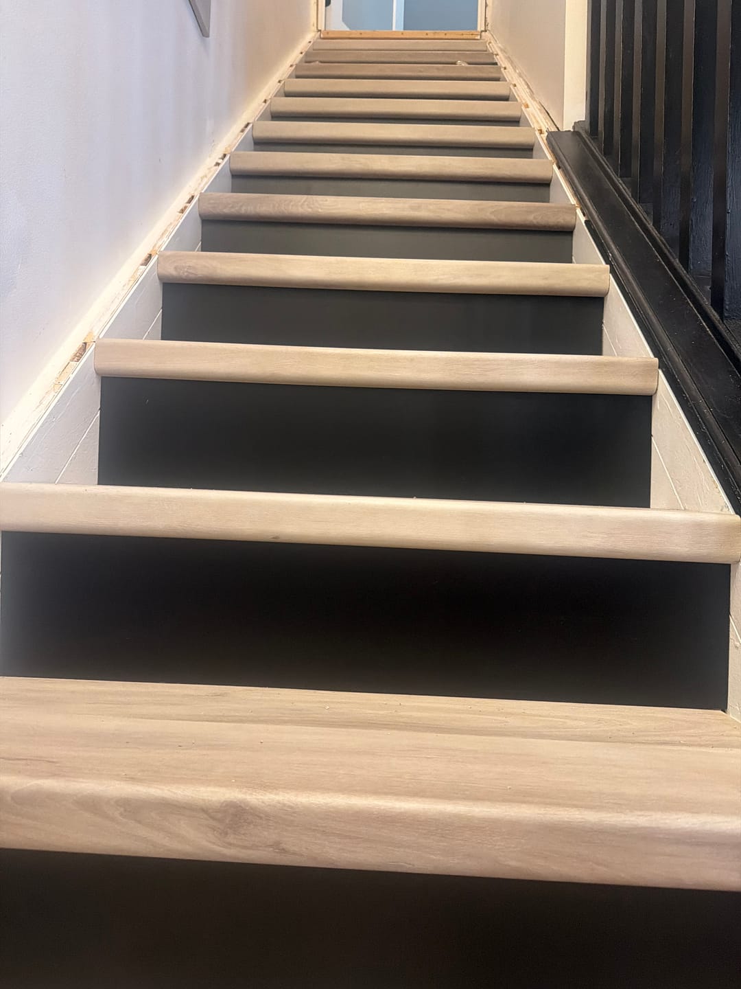 Customer photo review of Inman Lake Oak Stair Tread