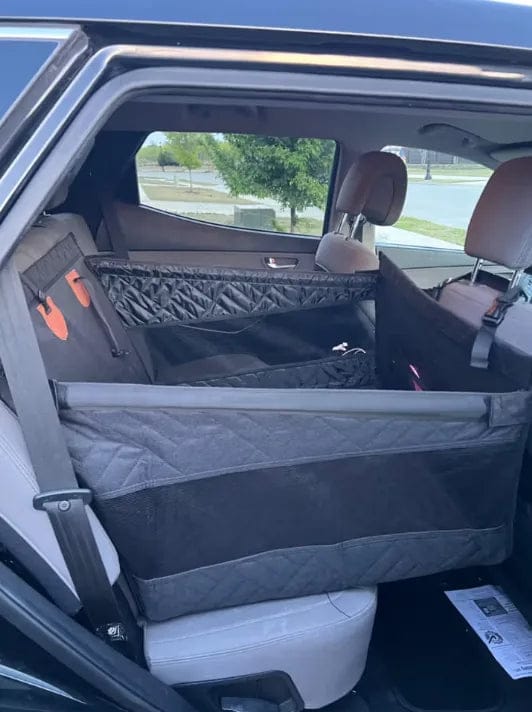 Customer photo review of Caisse de transport sécurisé voiture pour chien