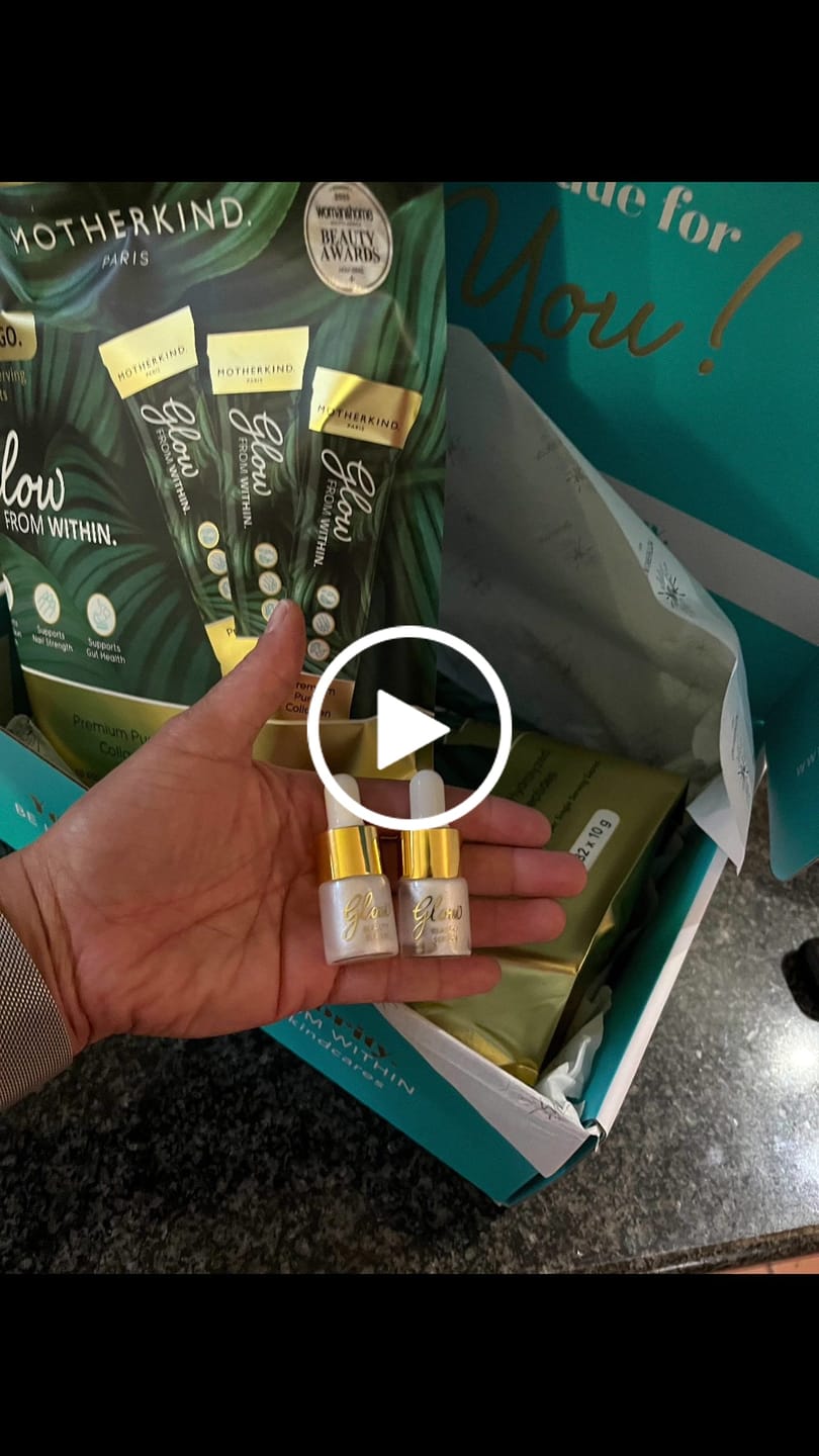 Customer video review of Glow From Within Collagen Single Servings