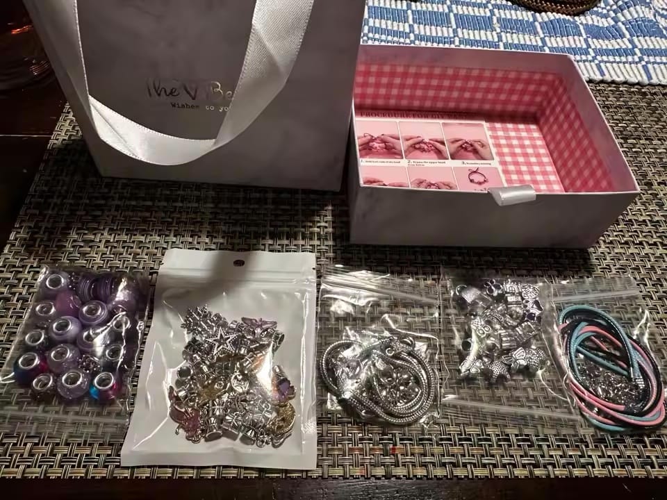 Customer photo review of CharmCraft™ – DIY Bracelet & Jewellery Making Kit