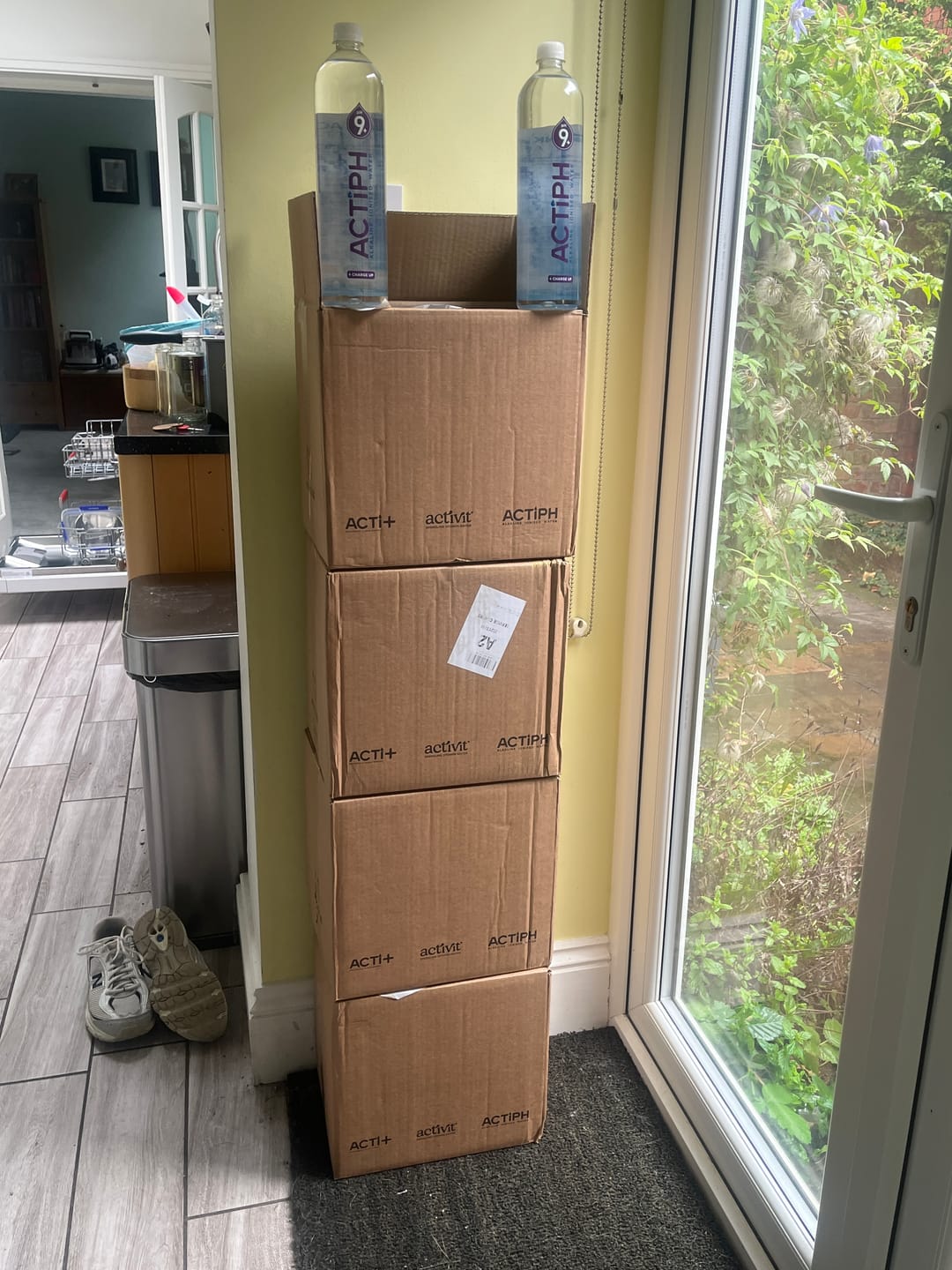 Customer photo review of Actiph Alkaline Ionised Water - 12 x 1L