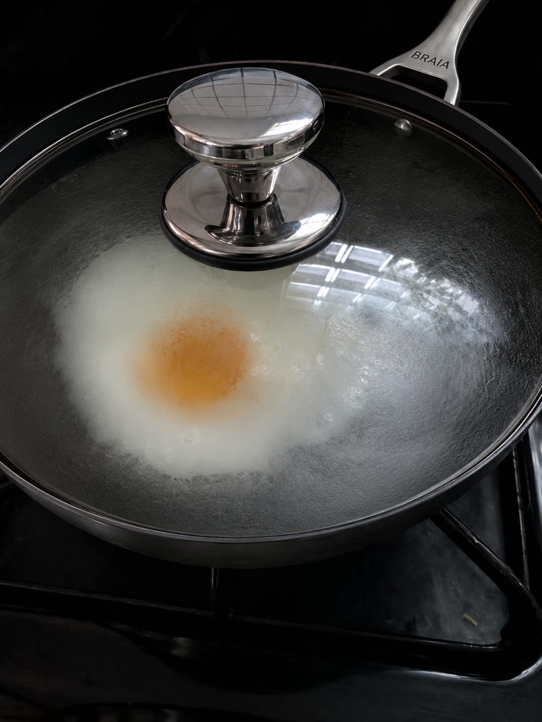 Customer photo review of Hybrid Carbon Steel Pan