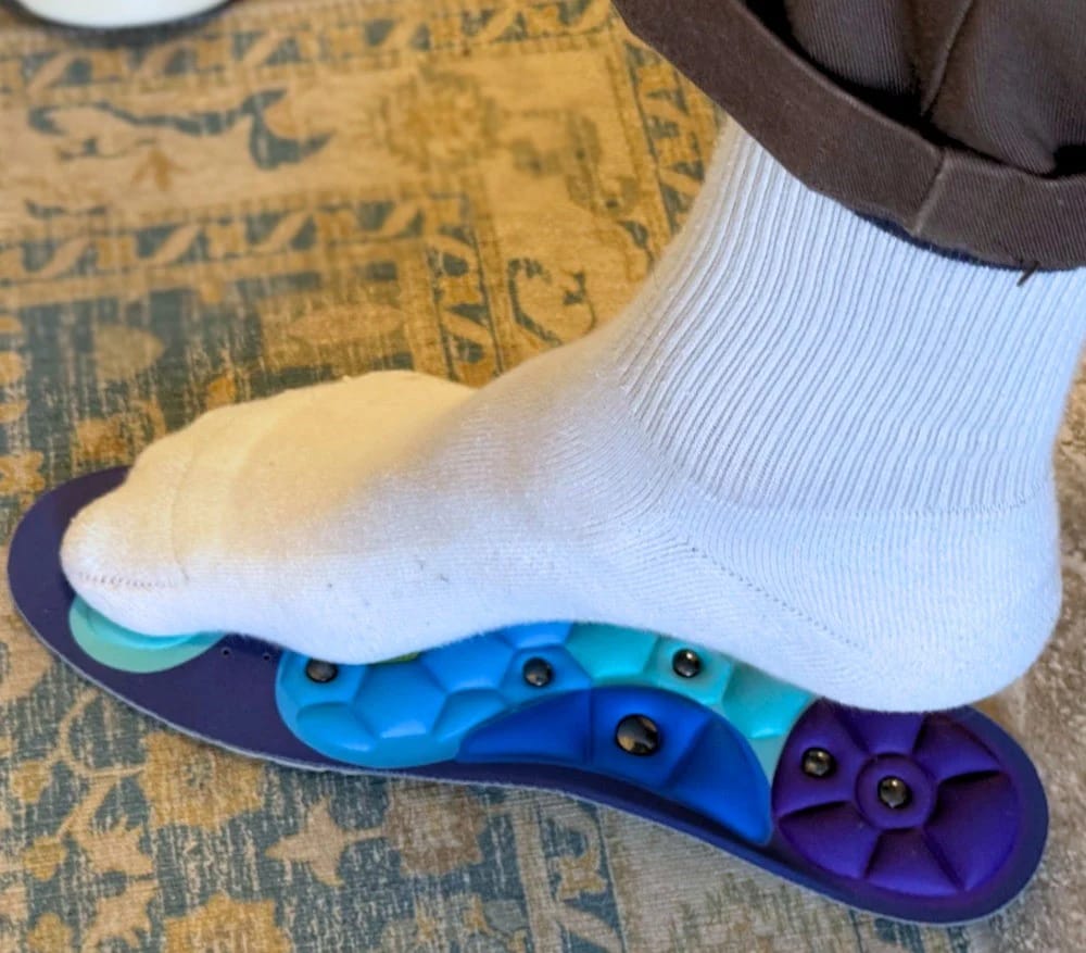 Customer photo review of Semelles magnétiques – Le confort à chaque pas